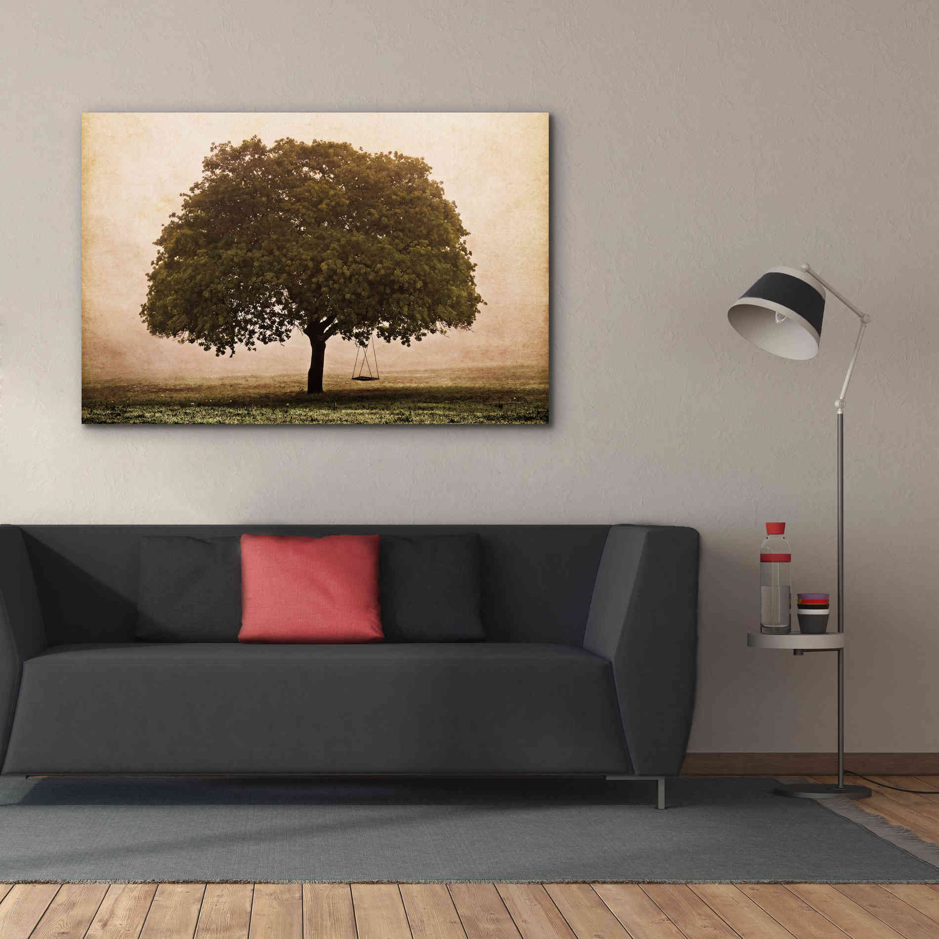 'The Hopeful Oak' by Debra Van Swearingen, Canvas Wall Art,60 x 40