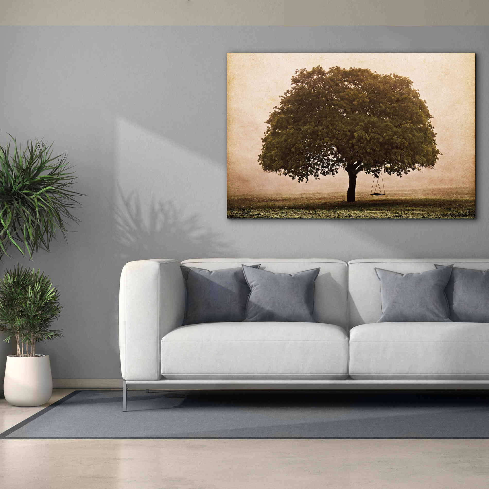 'The Hopeful Oak' by Debra Van Swearingen, Canvas Wall Art,60 x 40