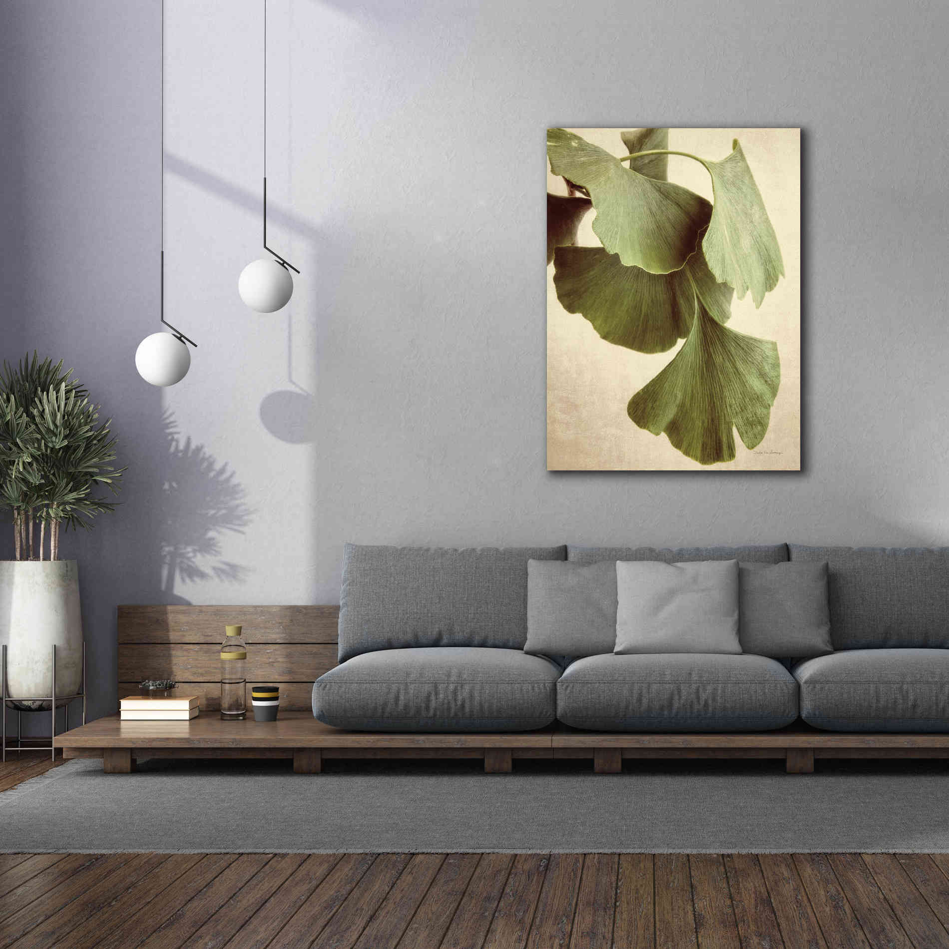 'Gingko Color' by Debra Van Swearingen, Canvas Wall Art,40 x 54