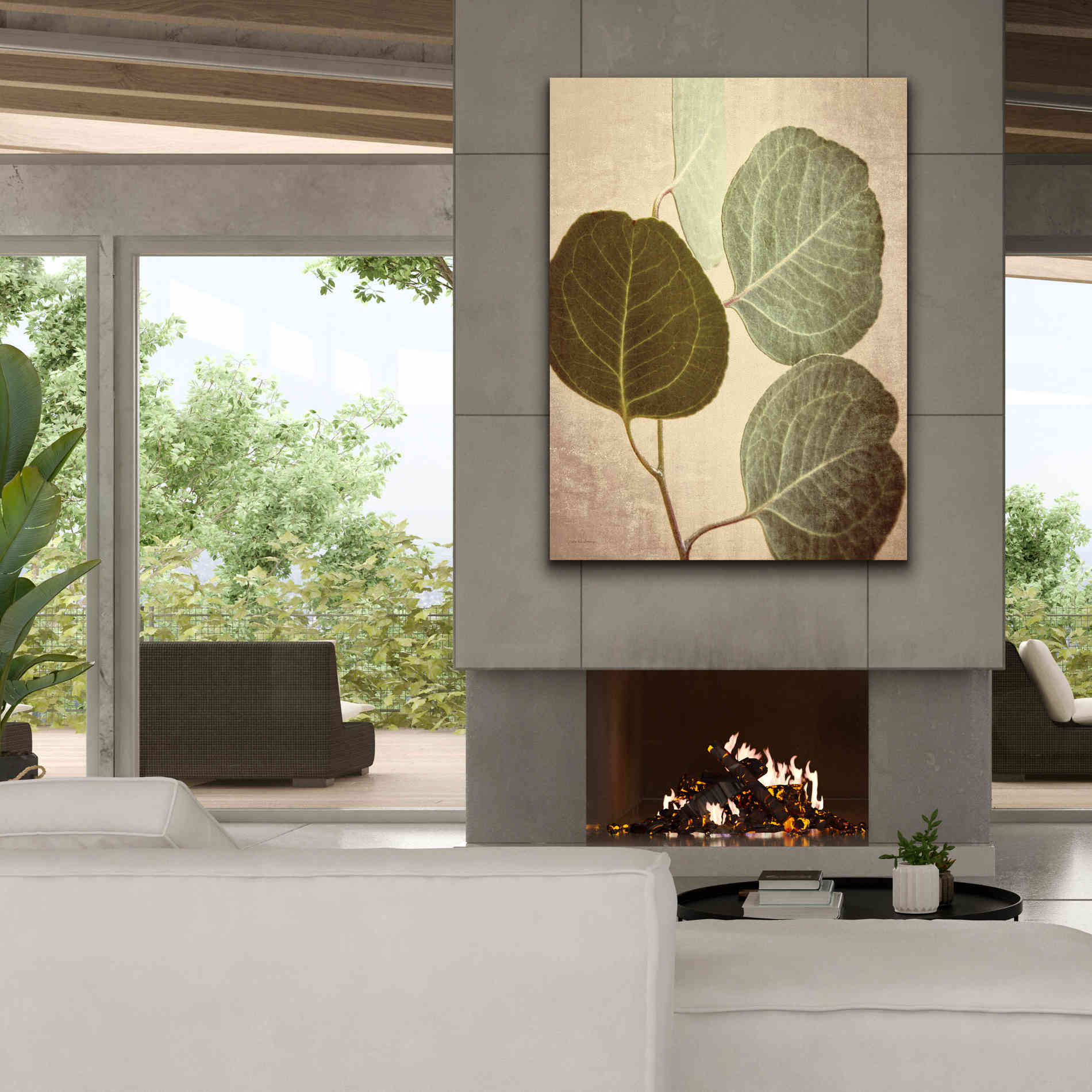 'Eucalyptus Color' by Debra Van Swearingen, Canvas Wall Art,40 x 54