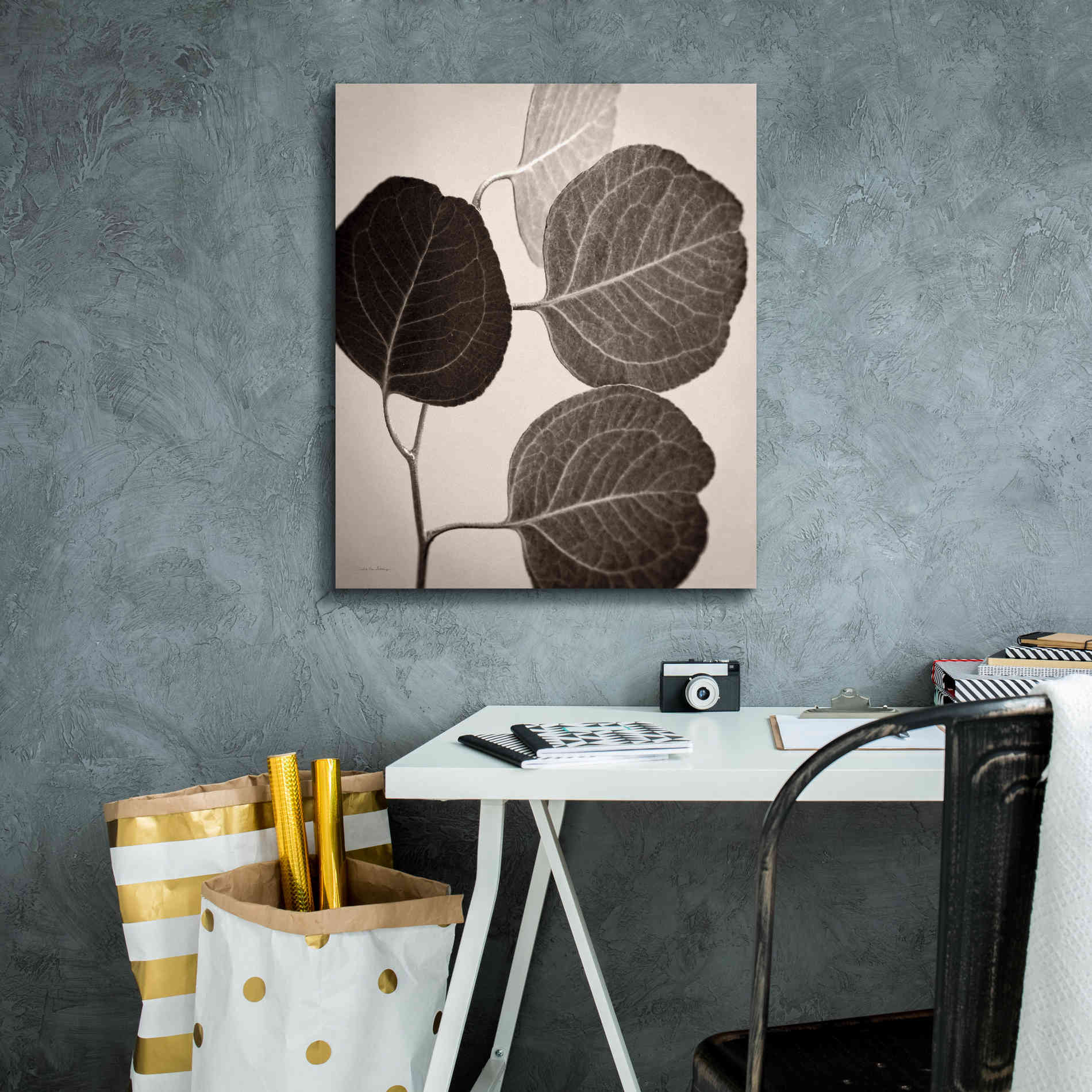 'Eucalyptus Sepia' by Debra Van Swearingen, Canvas Wall Art,20 x 24