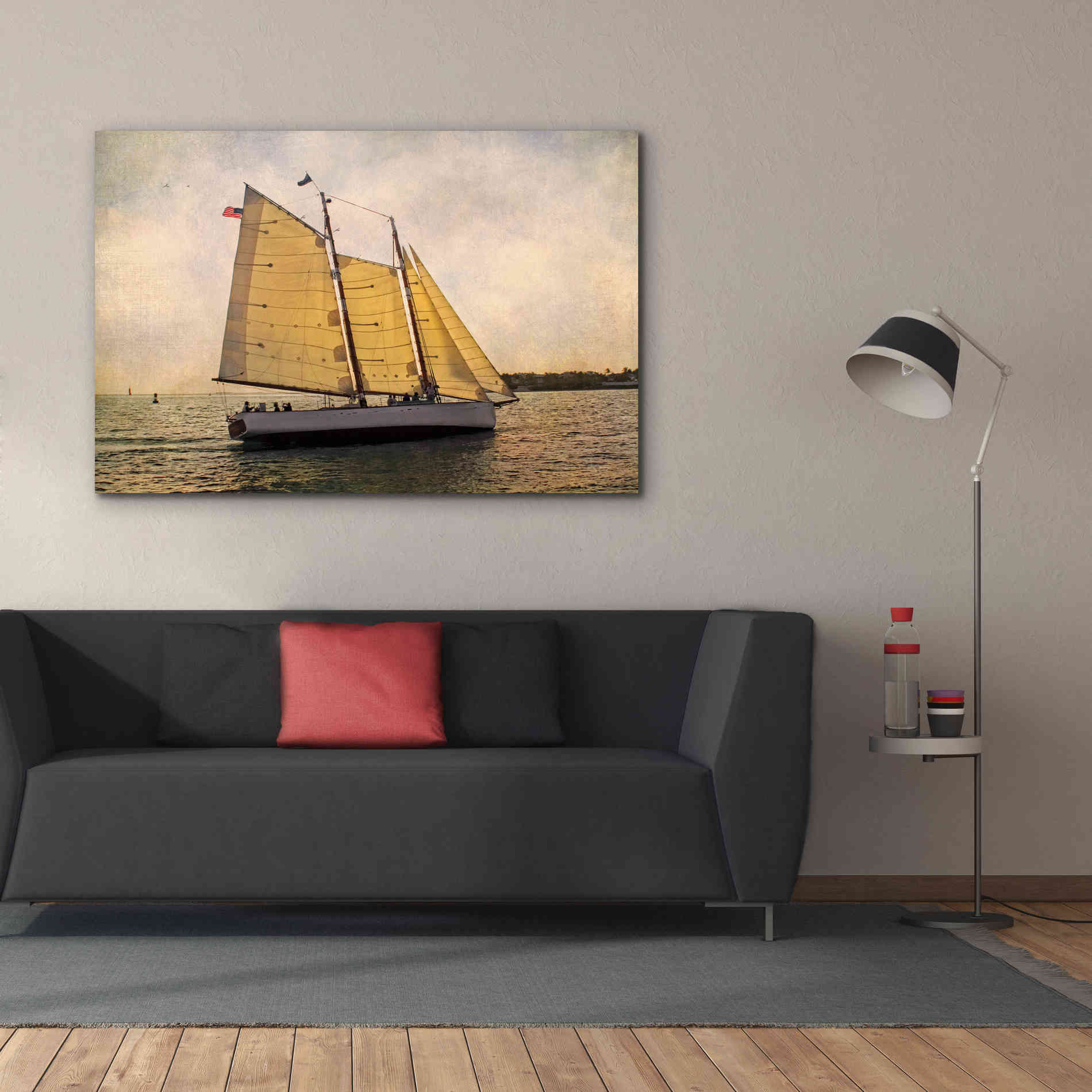 'Morning Sail' by Debra Van Swearingen, Canvas Wall Art,60 x 40