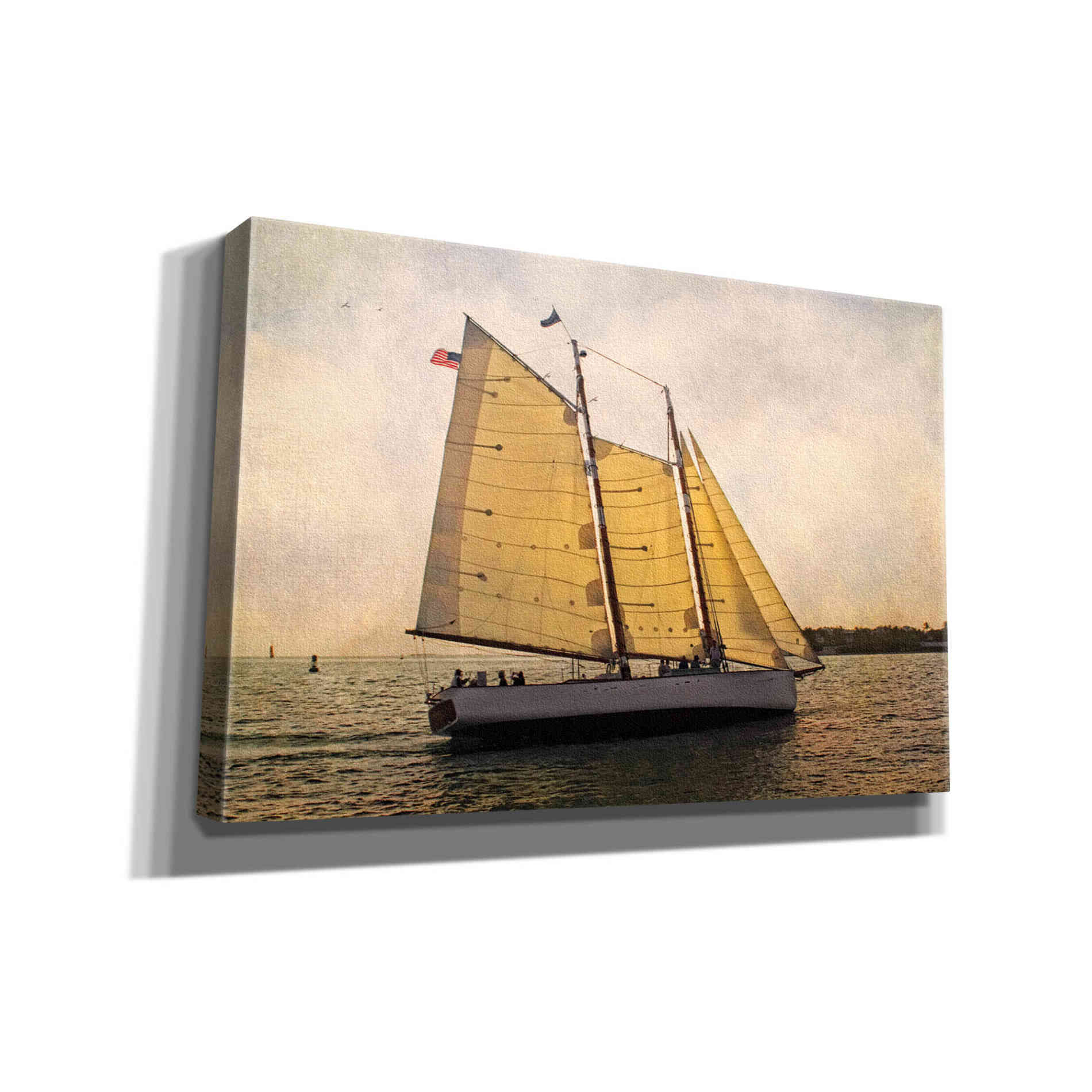 'Morning Sail' by Debra Van Swearingen, Canvas Wall Art,18x12x1.1x0,26x18x1.1x0,40x26x1.74x0,60x40x1.74x0