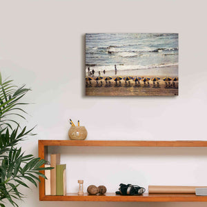 'A Day At The Beach' by Debra Van Swearingen, Canvas Wall Art,18 x 12