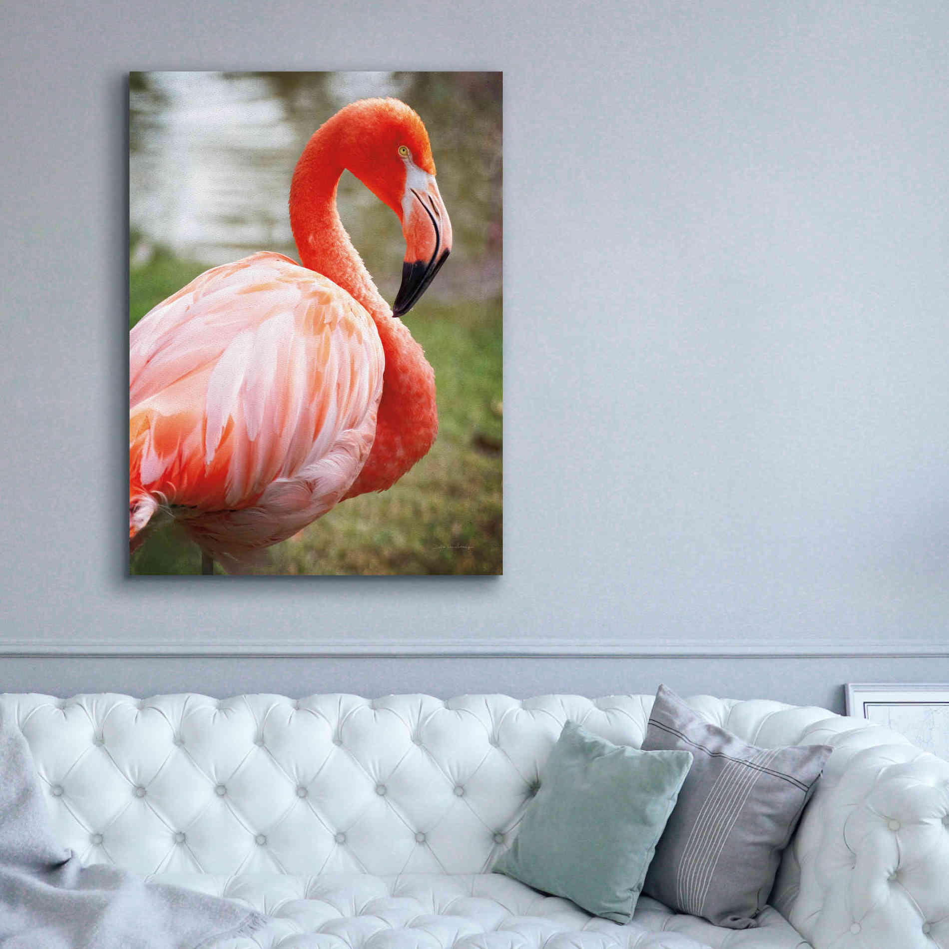 'Flamingo I' by Debra Van Swearingen, Canvas Wall Art,40 x 54