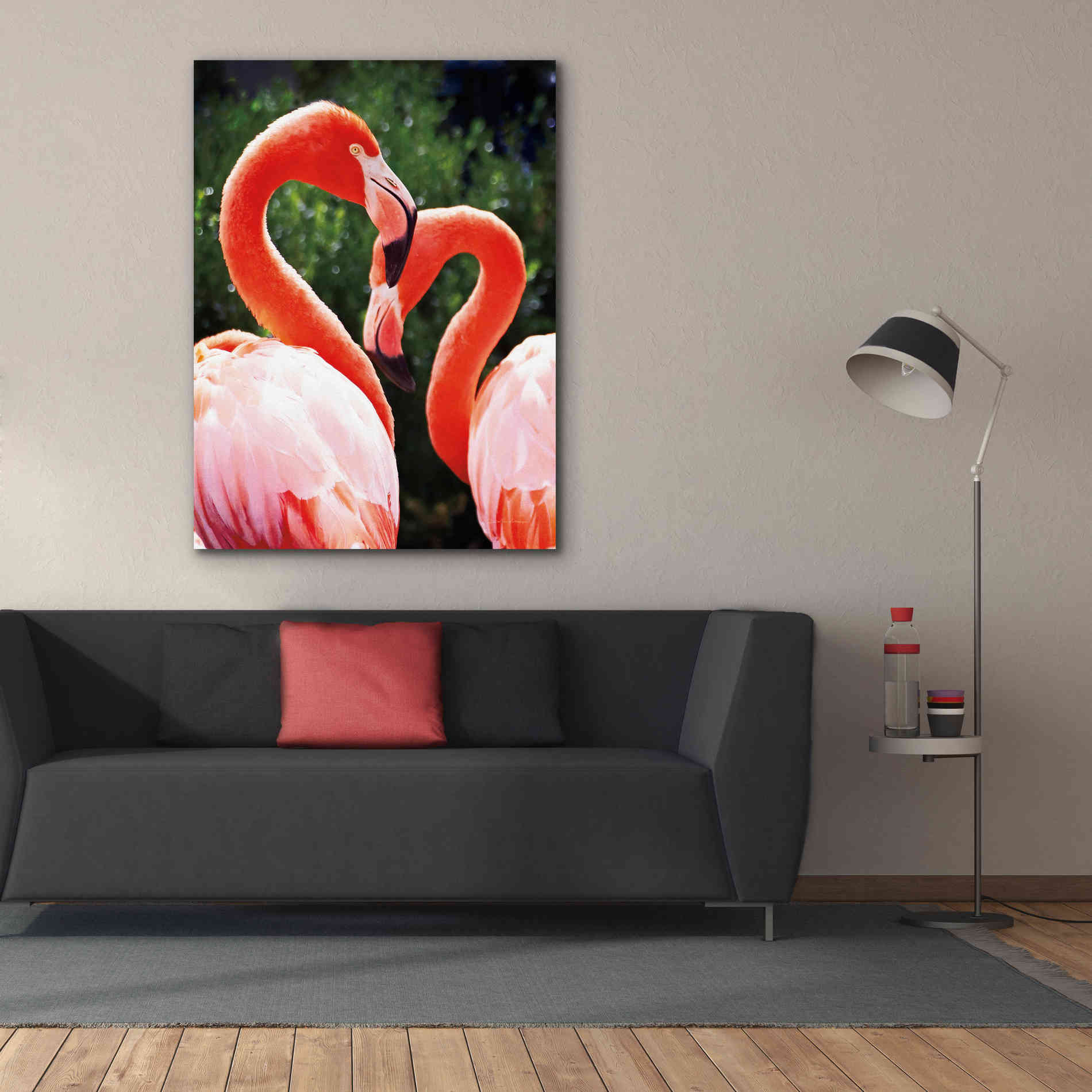'Flamingo II' by Debra Van Swearingen, Canvas Wall Art,40 x 54