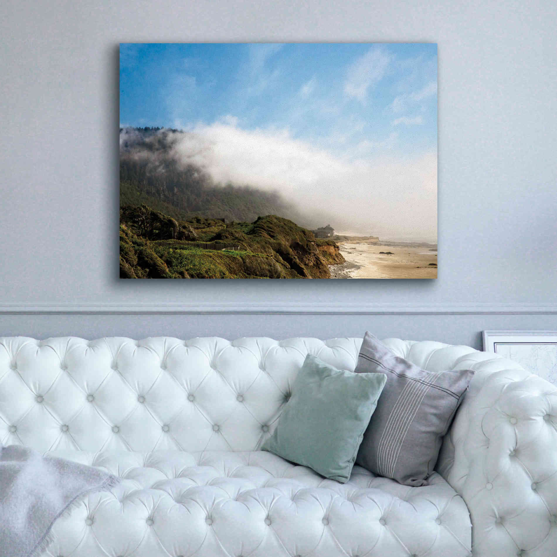 'Coastal Fog' by Debra Van Swearingen, Canvas Wall Art,54 x 40