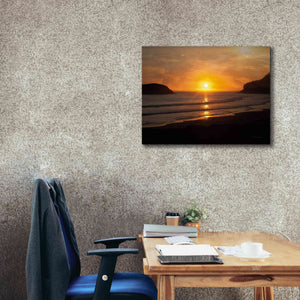 'Ocean Sunset' by Debra Van Swearingen, Canvas Wall Art,34 x 26