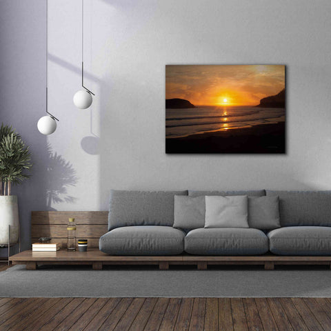 Image of 'Ocean Sunset' by Debra Van Swearingen, Canvas Wall Art,54 x 40