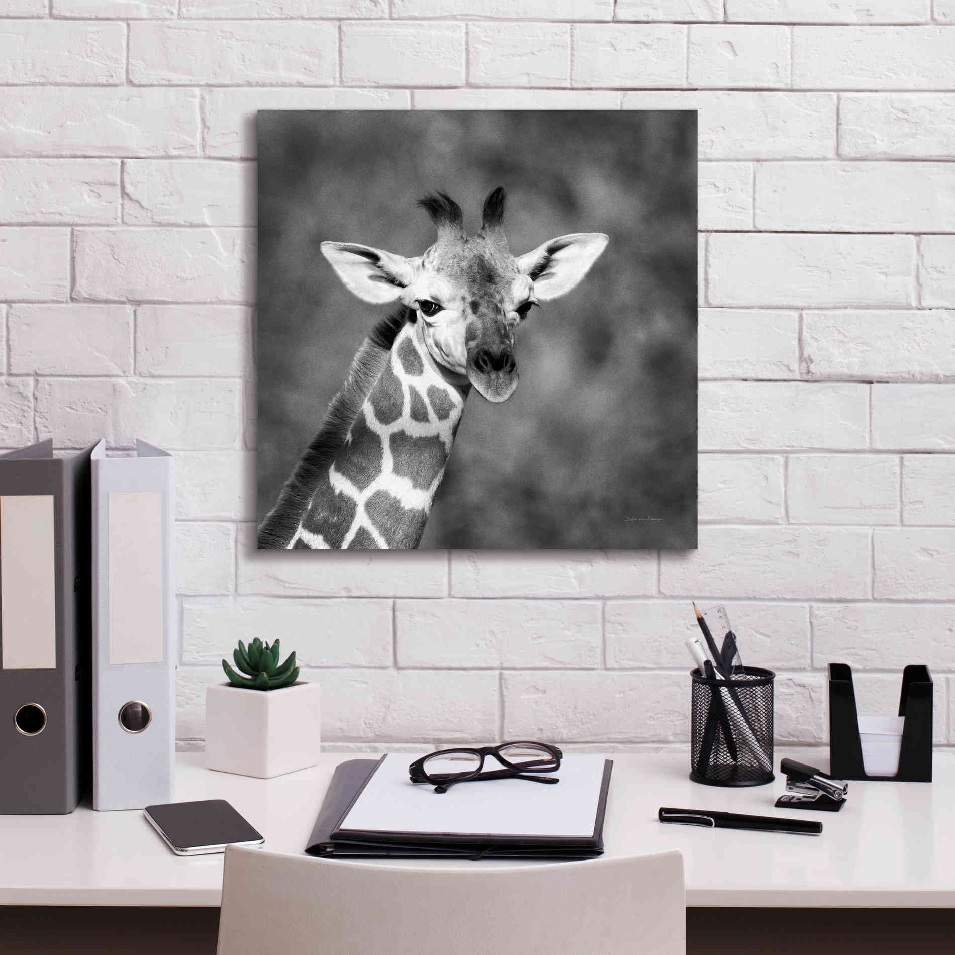 'Little Guy' by Debra Van Swearingen, Canvas Wall Art,18 x 18