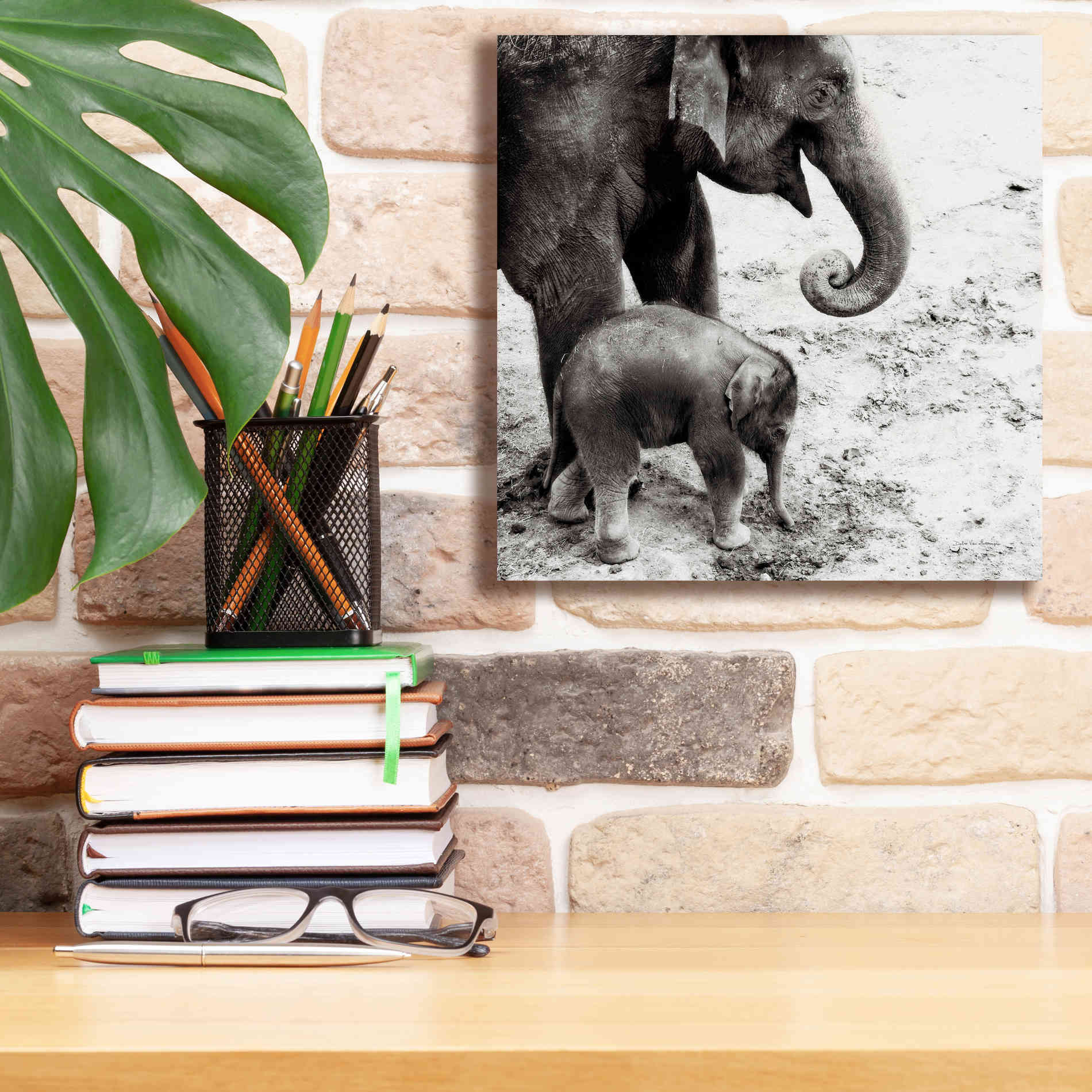 'Mother and Daughter' by Debra Van Swearingen, Canvas Wall Art,12 x 12