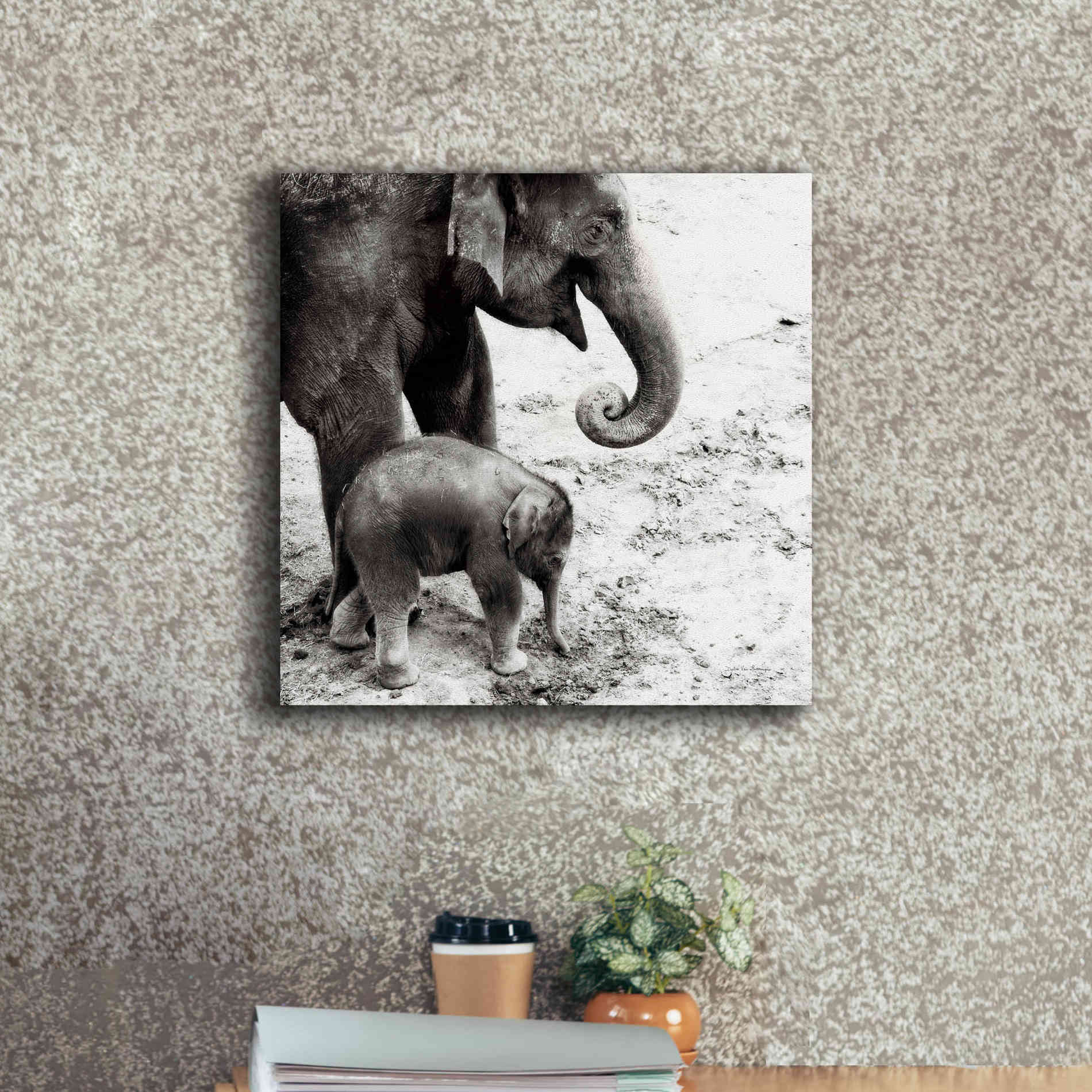 'Mother and Daughter' by Debra Van Swearingen, Canvas Wall Art,18 x 18