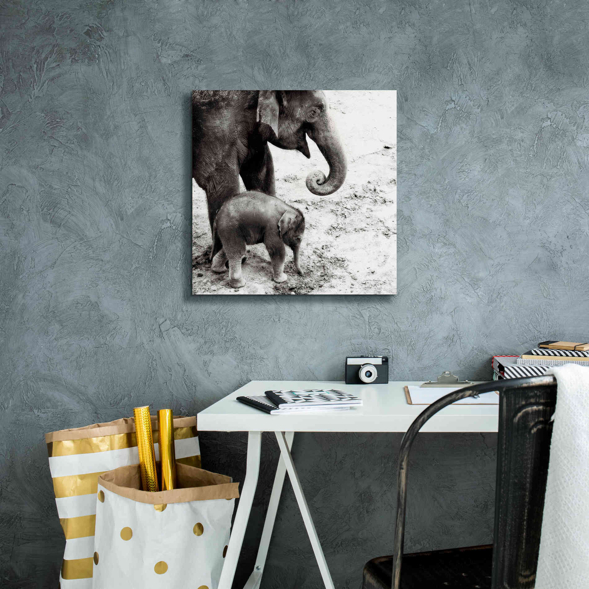 'Mother and Daughter' by Debra Van Swearingen, Canvas Wall Art,18 x 18