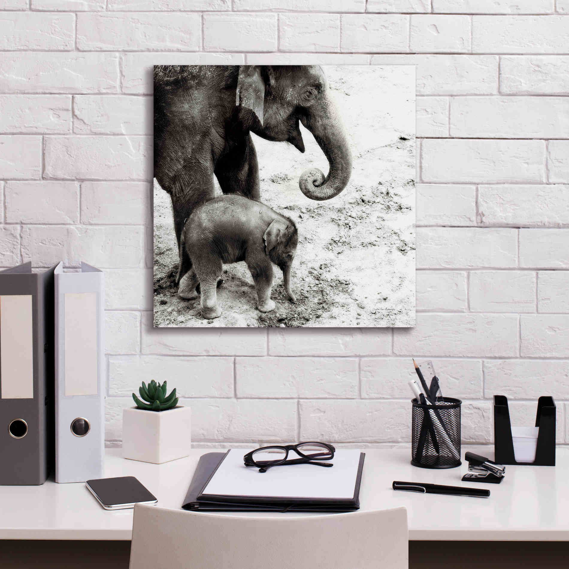 'Mother and Daughter' by Debra Van Swearingen, Canvas Wall Art,18 x 18