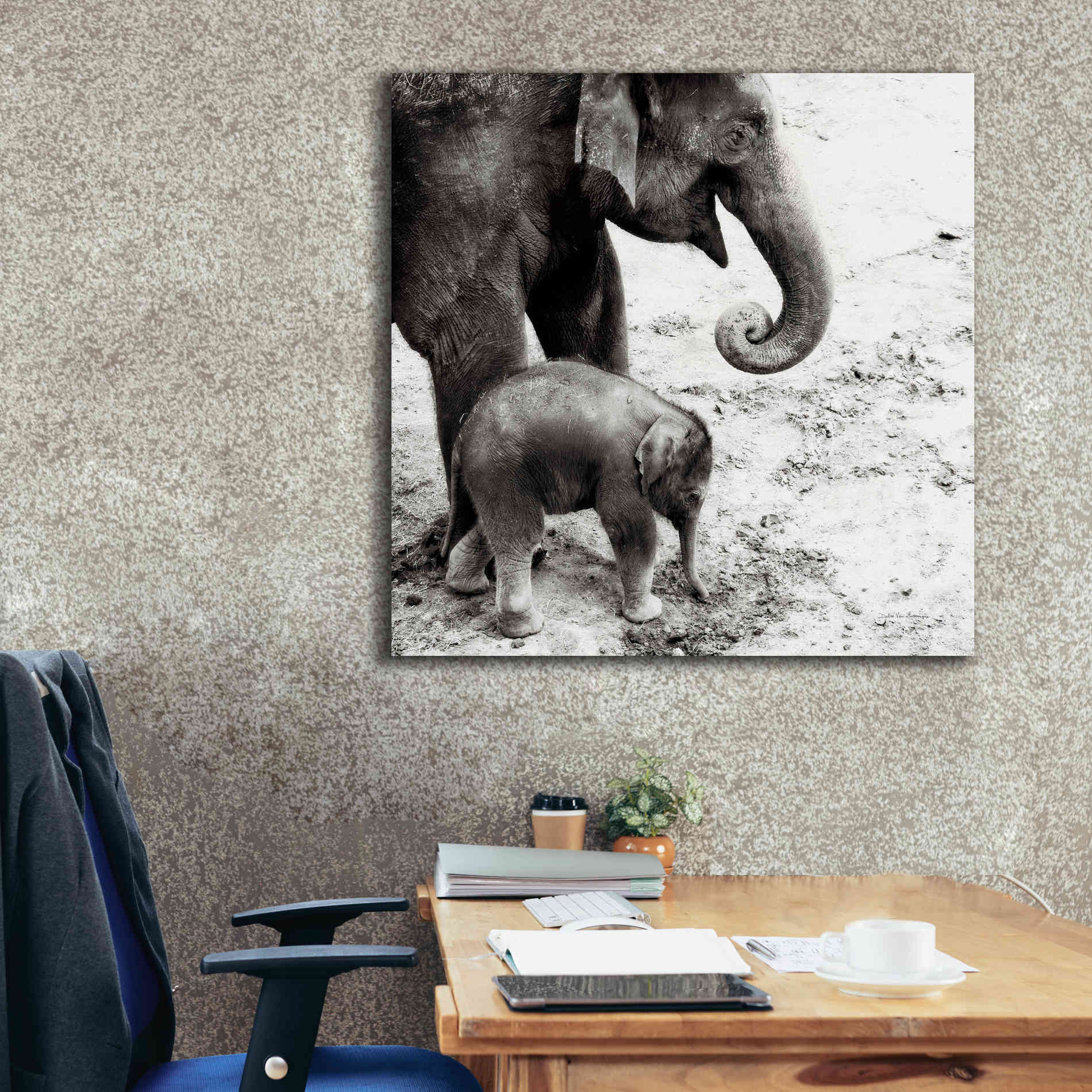 'Mother and Daughter' by Debra Van Swearingen, Canvas Wall Art,37 x 37