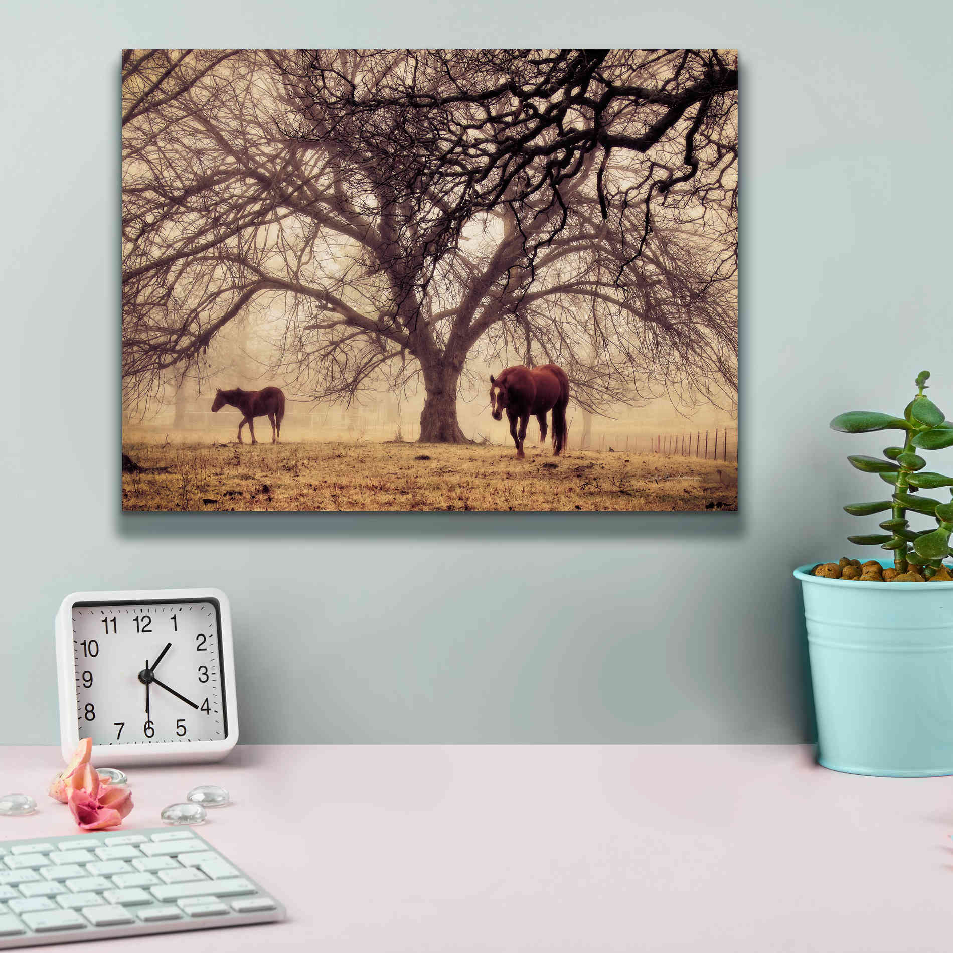 'Morning Calm II' by Debra Van Swearingen, Canvas Wall Art,16 x 12