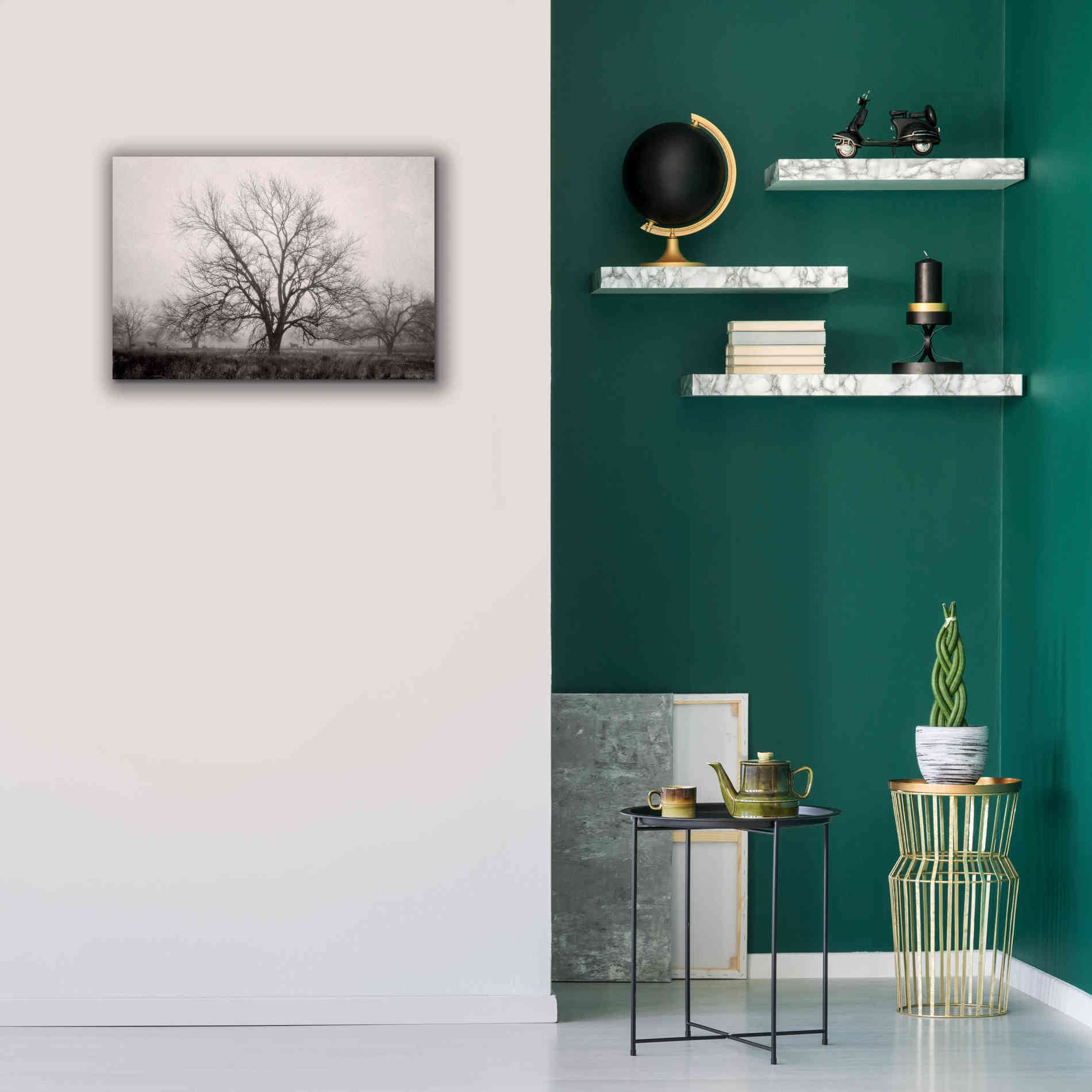 'Morning Calm I BW' by Debra Van Swearingen, Canvas Wall Art,26 x 18