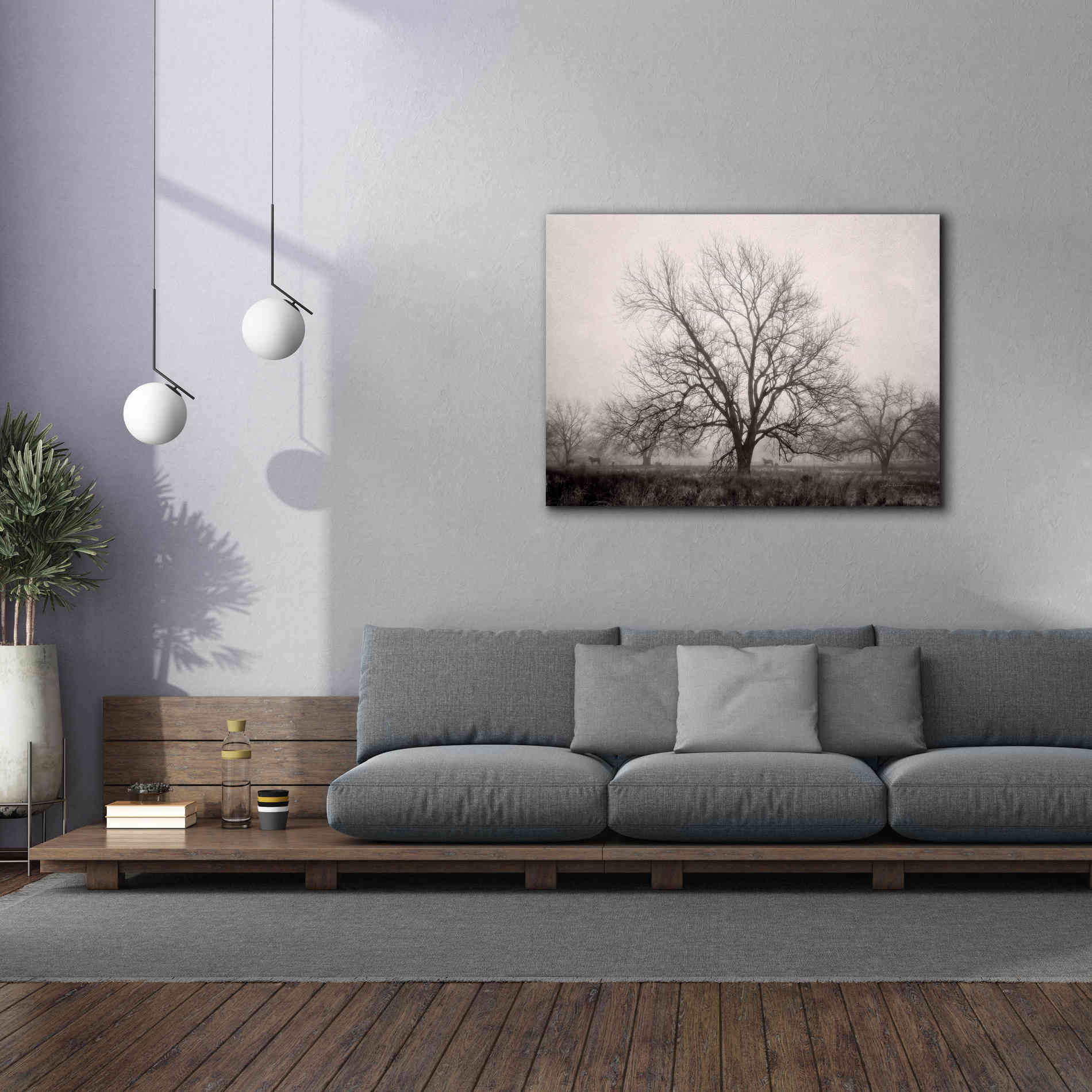 'Morning Calm I BW' by Debra Van Swearingen, Canvas Wall Art,54 x 40