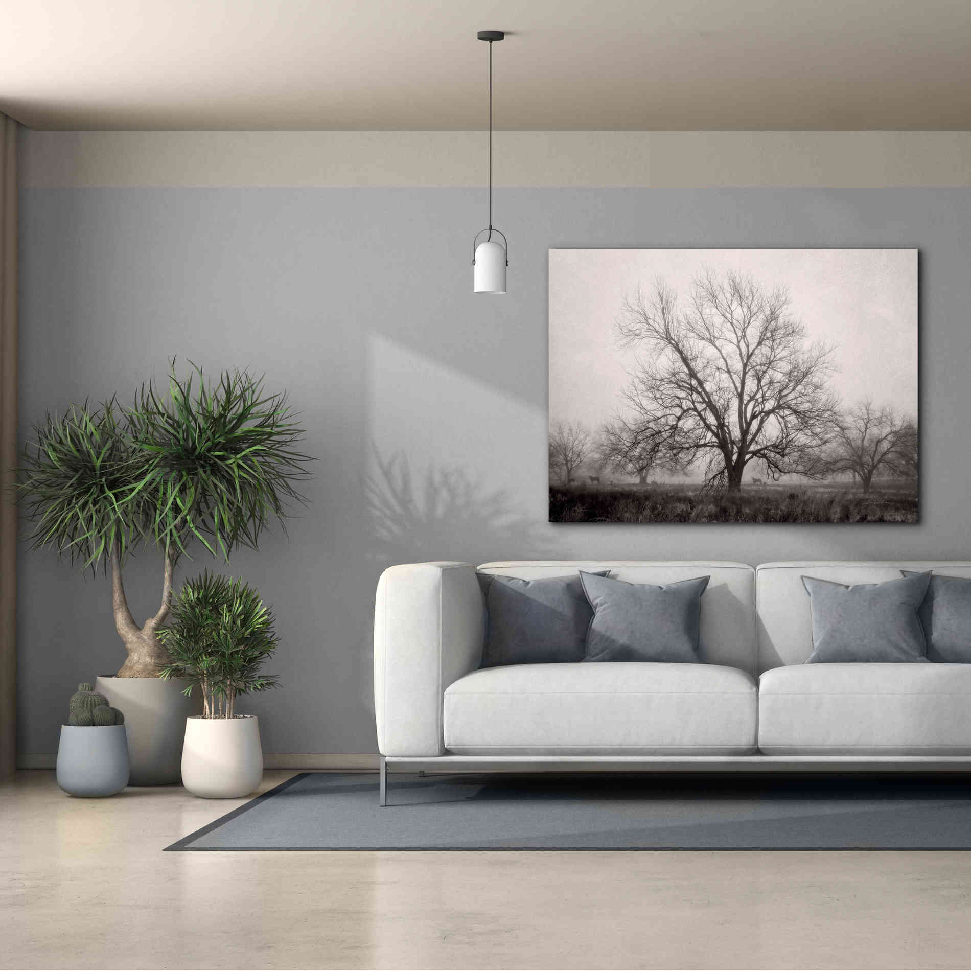 'Morning Calm I BW' by Debra Van Swearingen, Canvas Wall Art,54 x 40