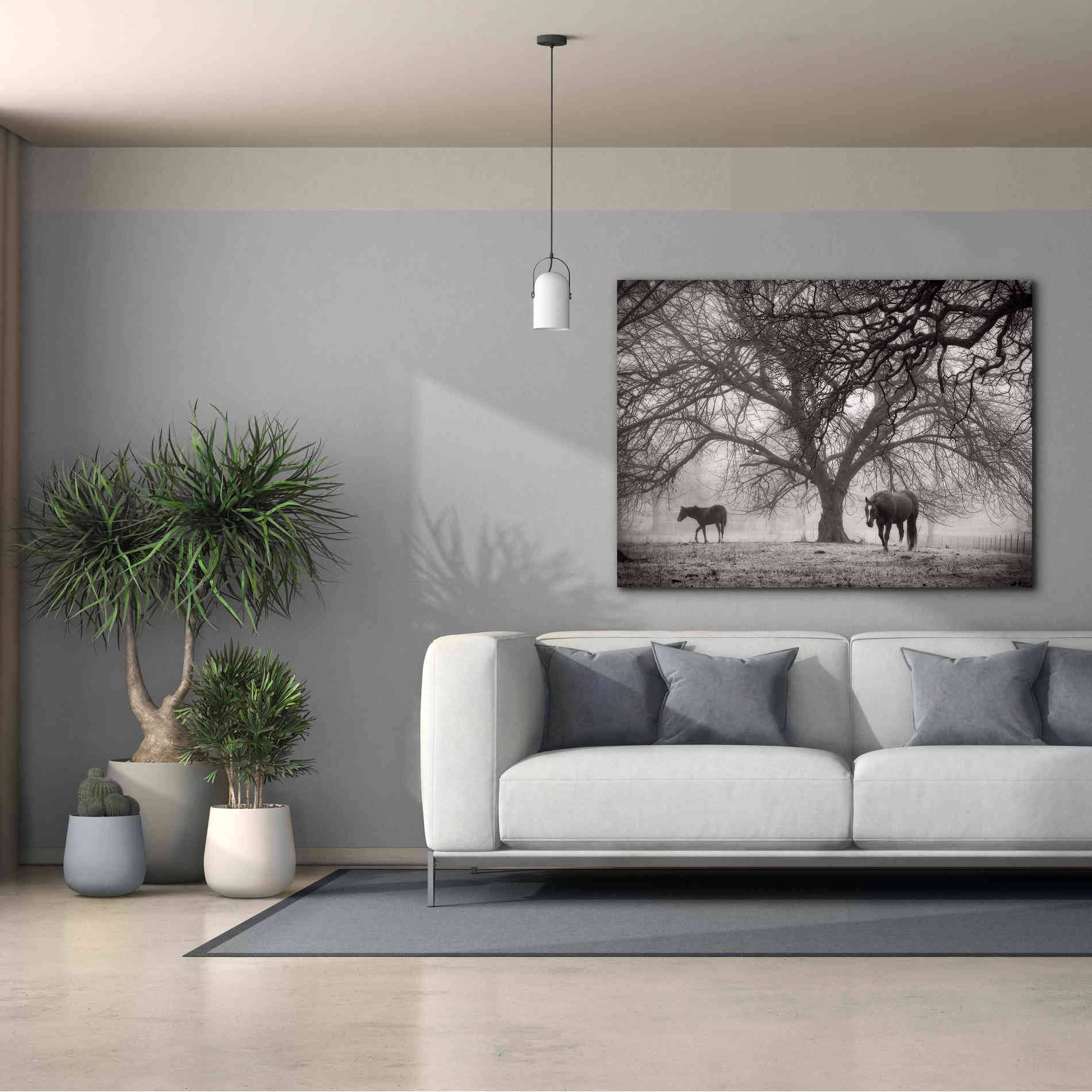 'Morning Calm II BW' by Debra Van Swearingen, Canvas Wall Art,54 x 40