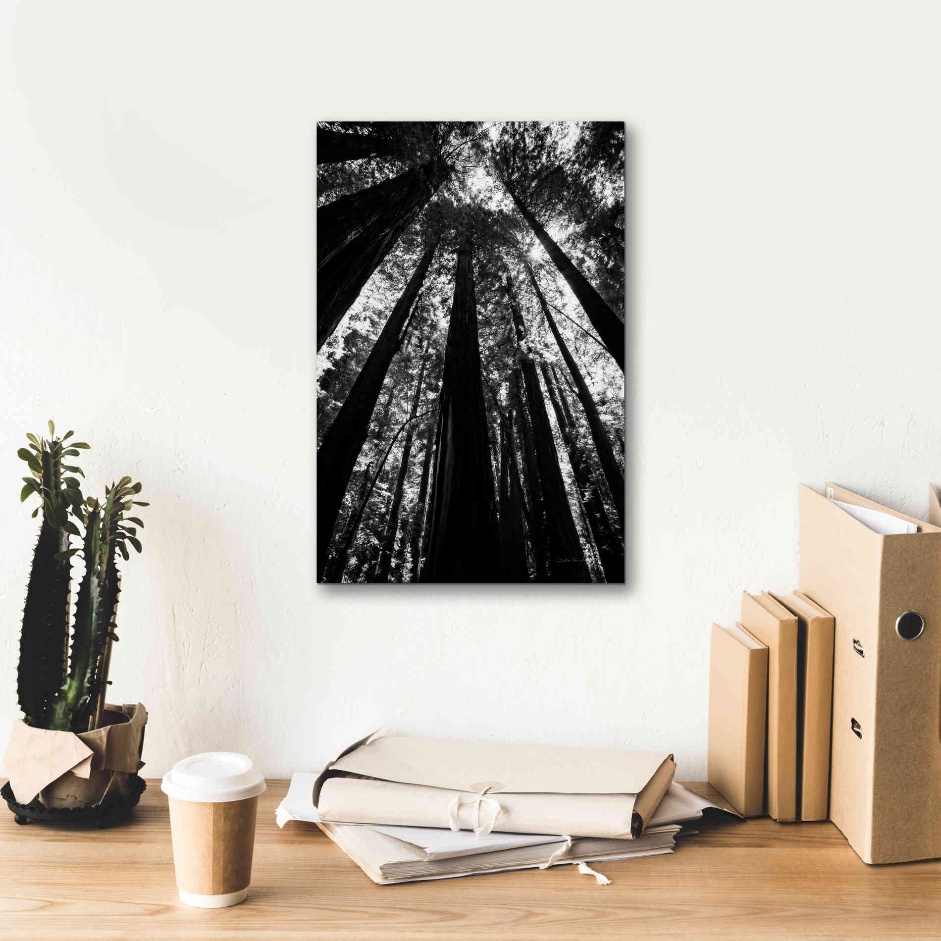 'The Stand BW' by Debra Van Swearingen, Canvas Wall Art,12 x 18