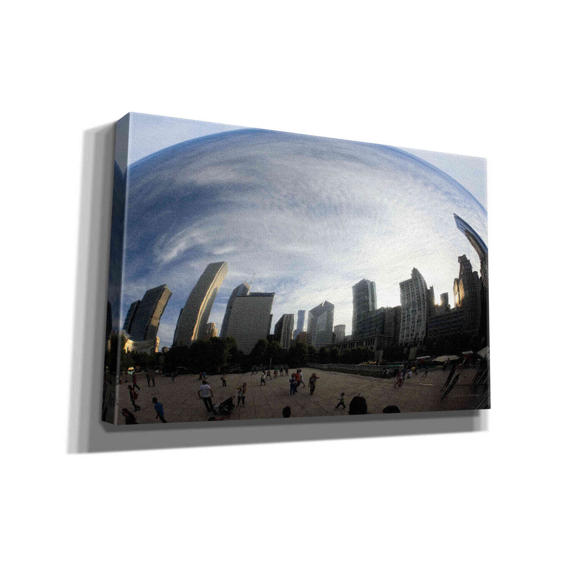 'The Bean Chicago' by Debra Van Swearingen, Canvas Wall Art,18x12x1.1x0,26x18x1.1x0,40x26x1.74x0,60x40x1.74x0