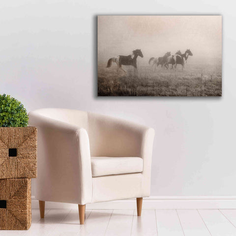 Image of 'Painted Horses on the Run' by Debra Van Swearingen, Canvas Wall Art,40 x 26