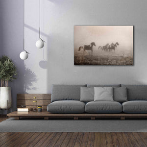 'Painted Horses on the Run' by Debra Van Swearingen, Canvas Wall Art,60 x 40