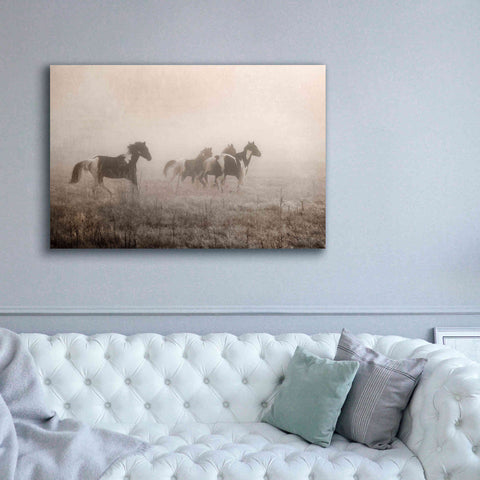 Image of 'Painted Horses on the Run' by Debra Van Swearingen, Canvas Wall Art,60 x 40