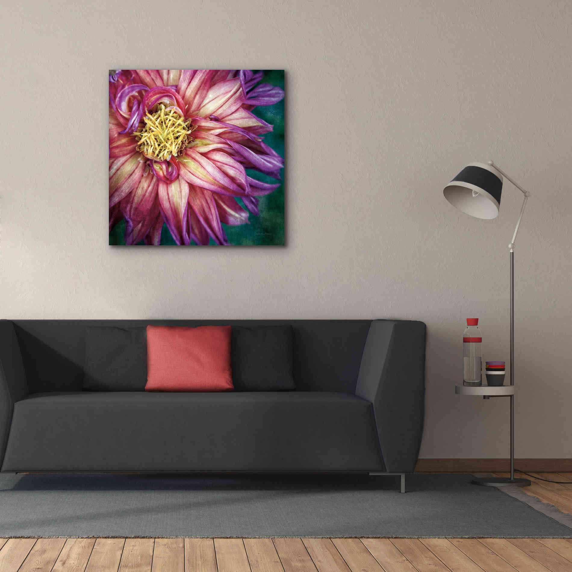 'Dahlia I' by Debra Van Swearingen, Canvas Wall Art,37 x 37