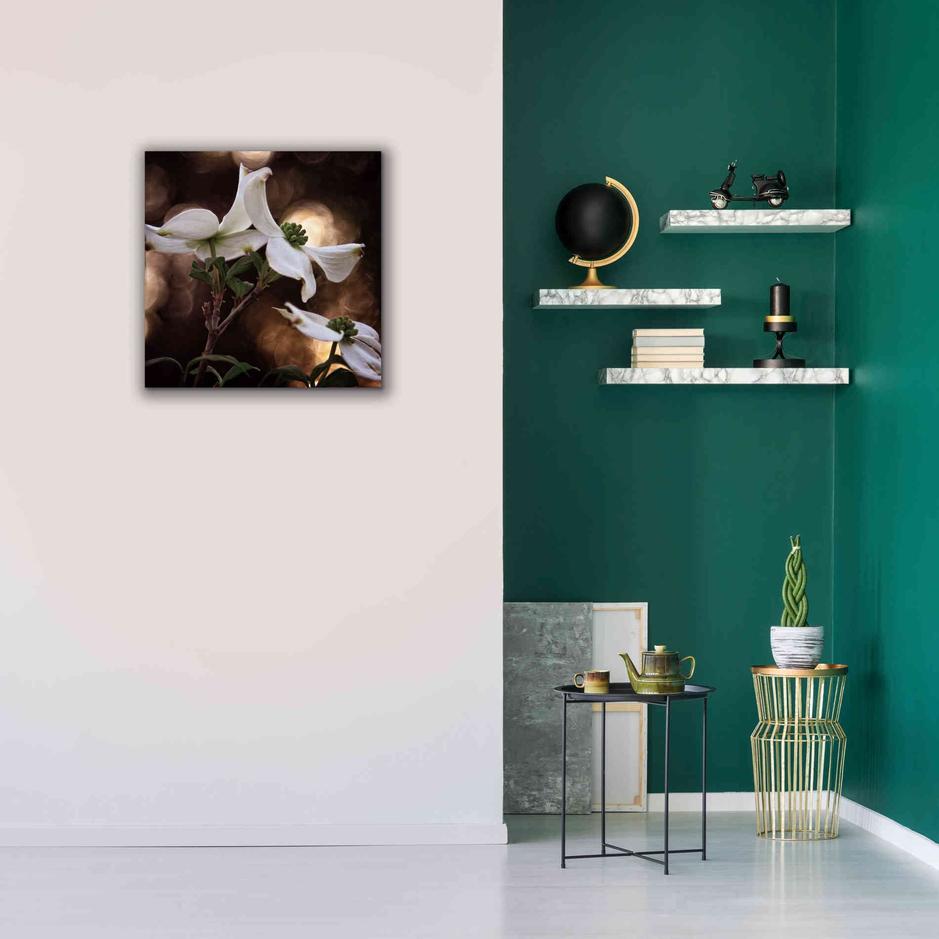 'White Dogwood I' by Debra Van Swearingen, Canvas Wall Art,26 x 26