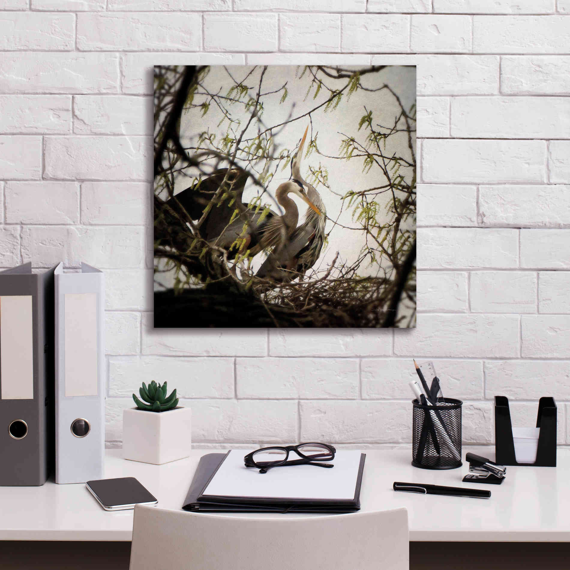 'Connection' by Debra Van Swearingen, Canvas Wall Art,18 x 18