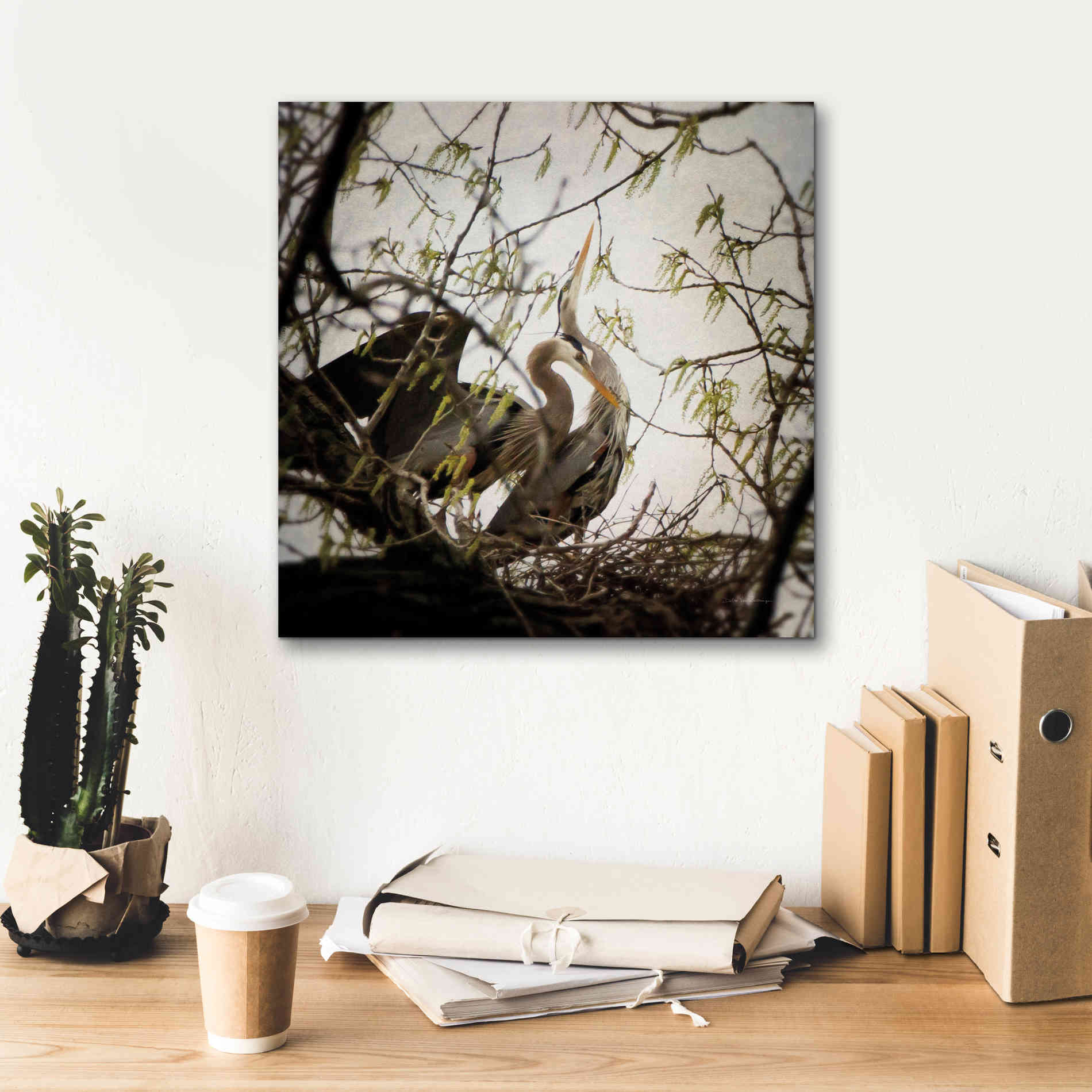 'Connection' by Debra Van Swearingen, Canvas Wall Art,18 x 18