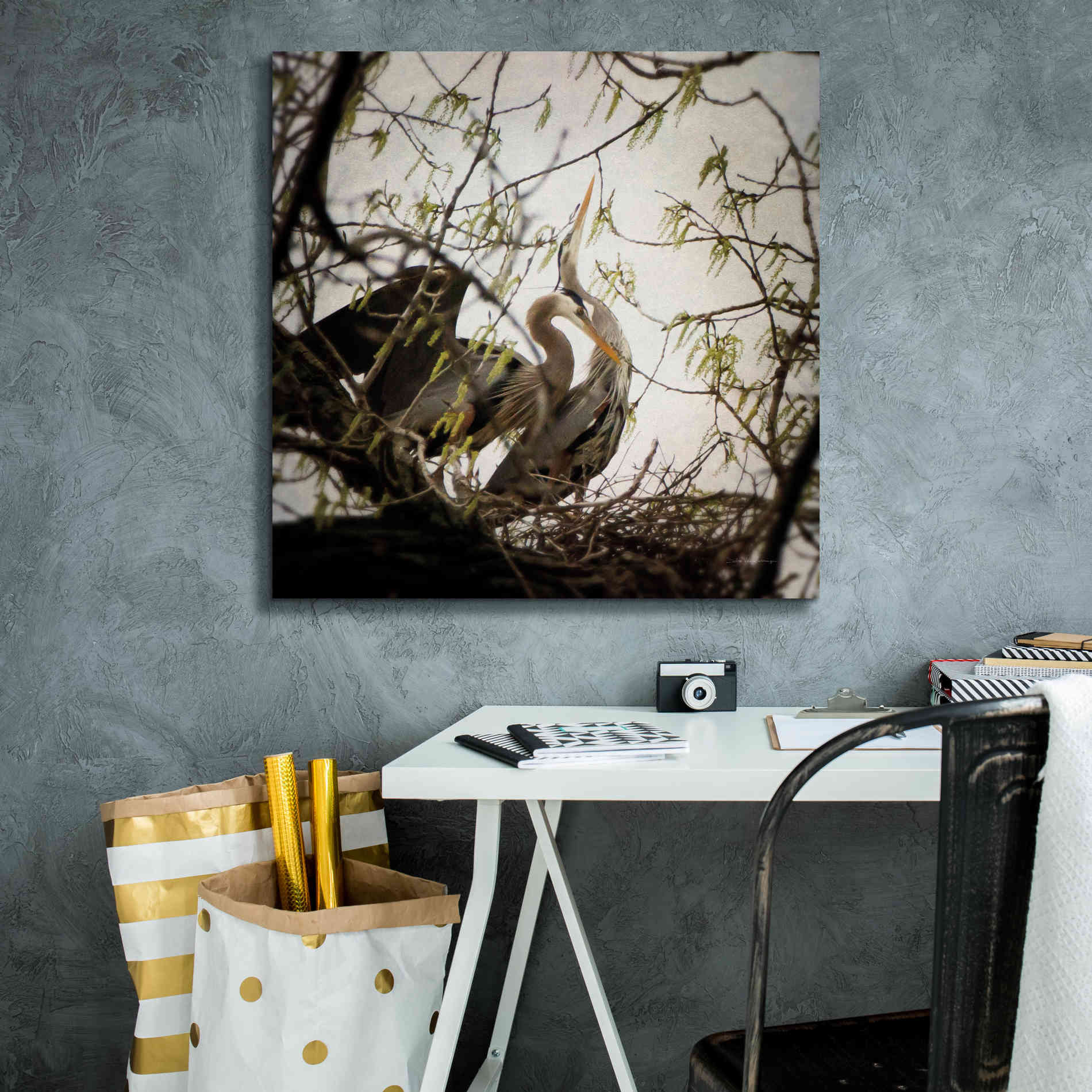 'Connection' by Debra Van Swearingen, Canvas Wall Art,26 x 26