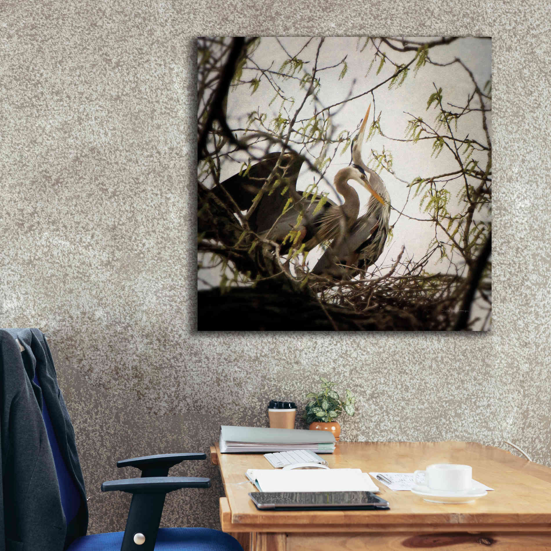 'Connection' by Debra Van Swearingen, Canvas Wall Art,37 x 37