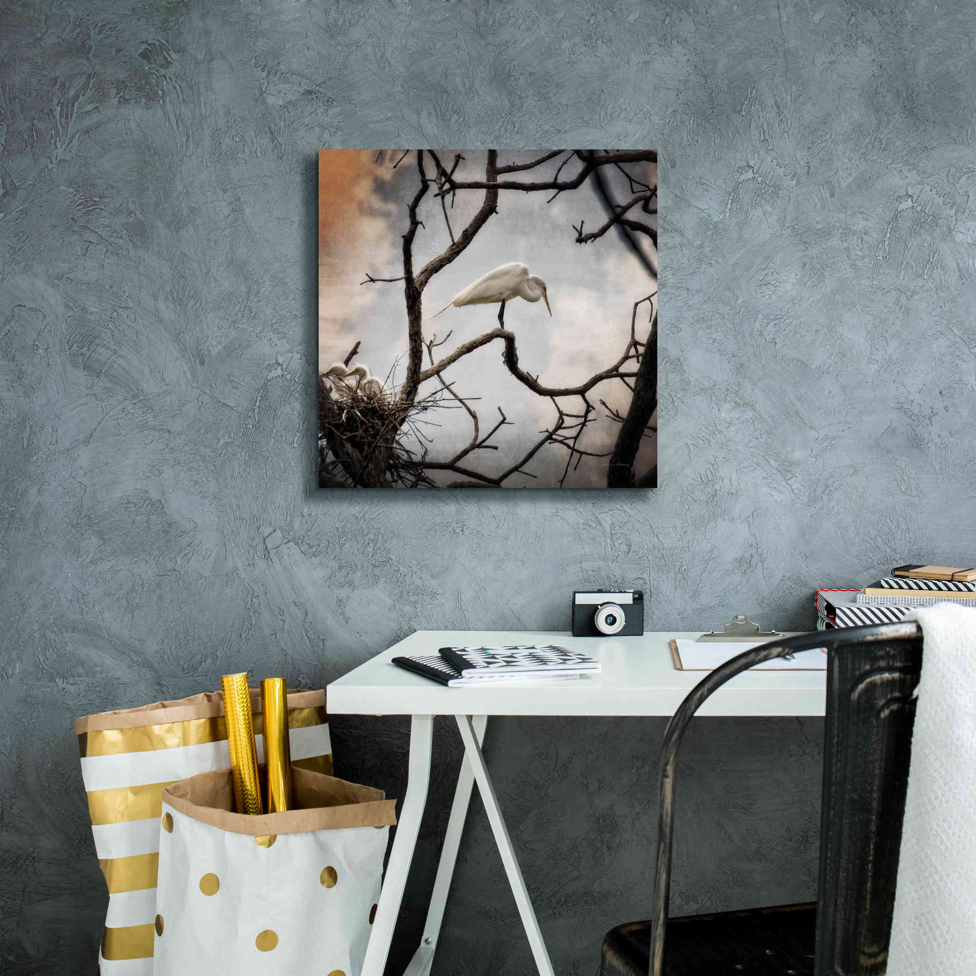 'Respite' by Debra Van Swearingen, Canvas Wall Art,18 x 18