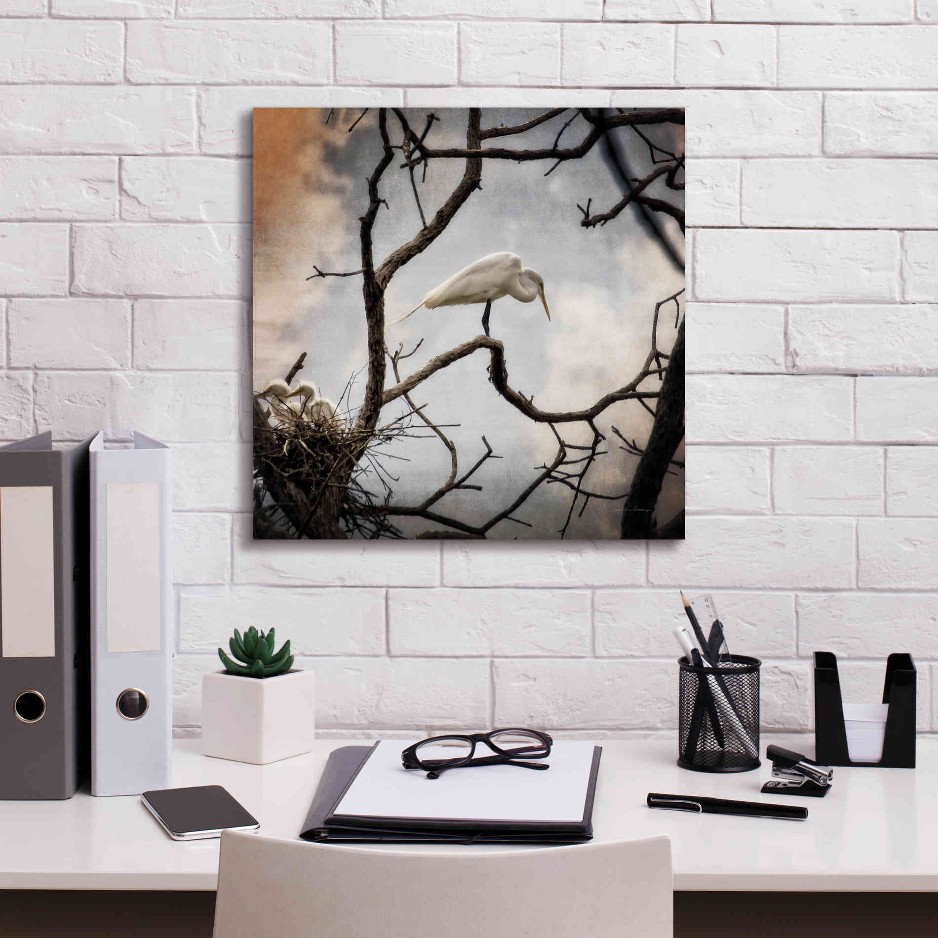 'Respite' by Debra Van Swearingen, Canvas Wall Art,18 x 18