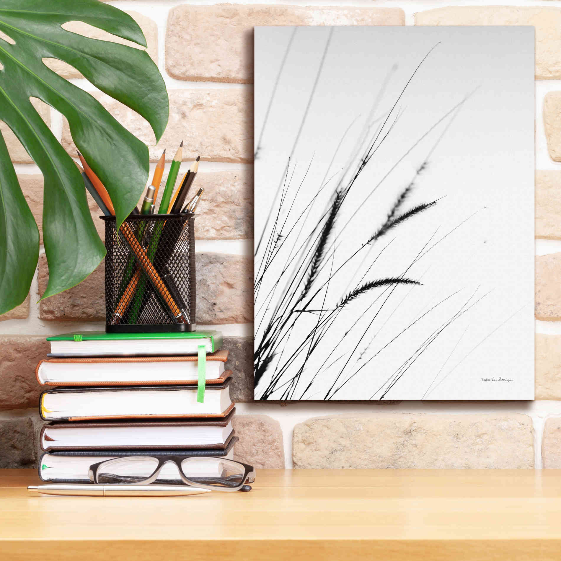 'Field Grasses I White' by Debra Van Swearingen, Canvas Wall Art,12 x 16