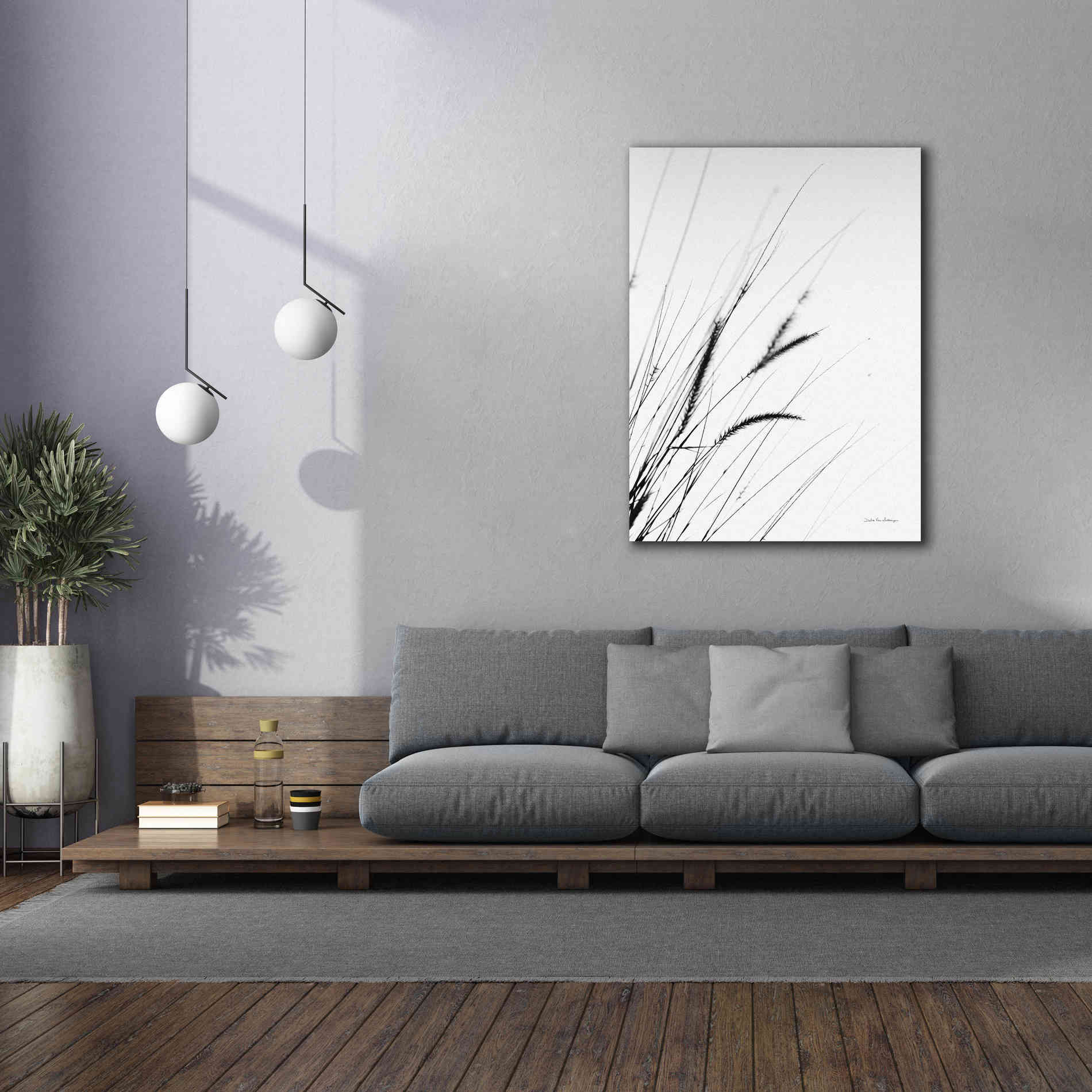'Field Grasses I White' by Debra Van Swearingen, Canvas Wall Art,40 x 54