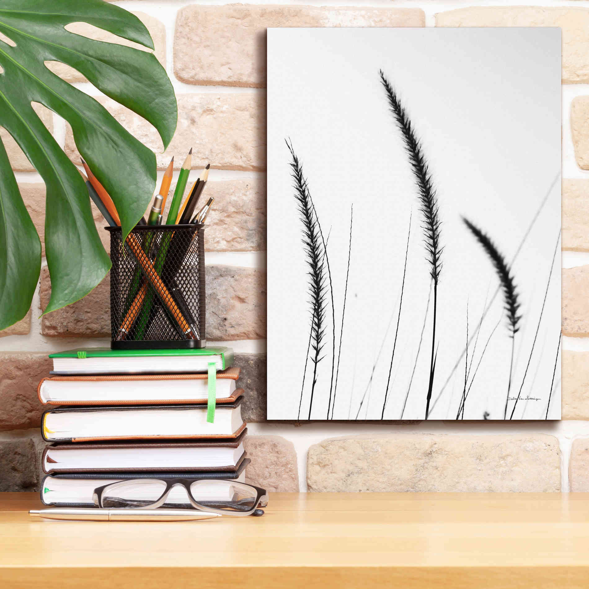 'Field Grasses IV White' by Debra Van Swearingen, Canvas Wall Art,12 x 16