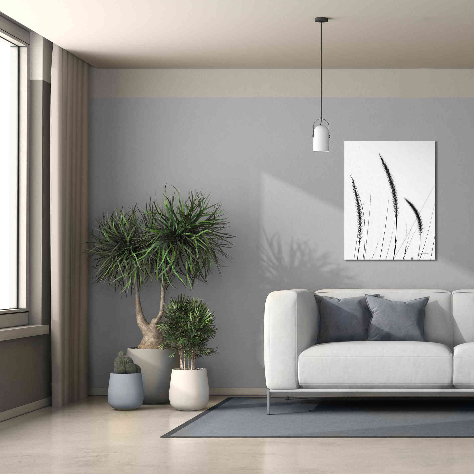 'Field Grasses IV White' by Debra Van Swearingen, Canvas Wall Art,26 x 34