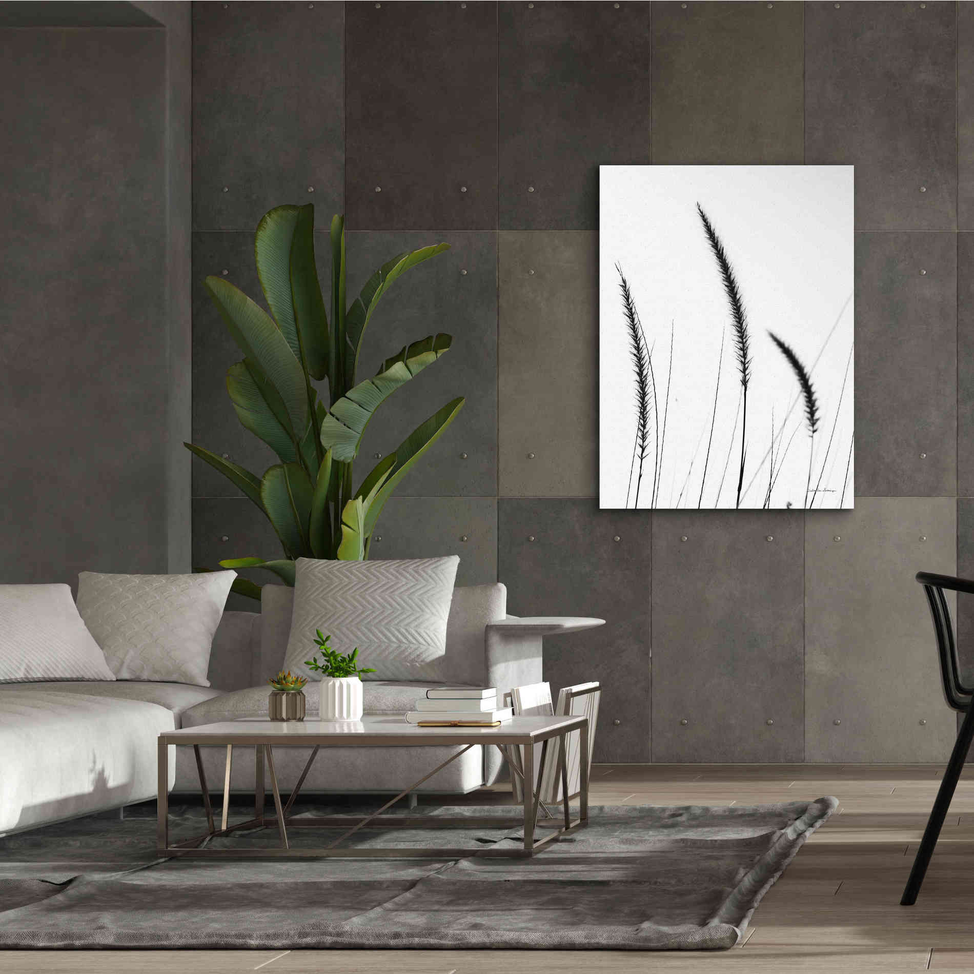 'Field Grasses IV White' by Debra Van Swearingen, Canvas Wall Art,40 x 54