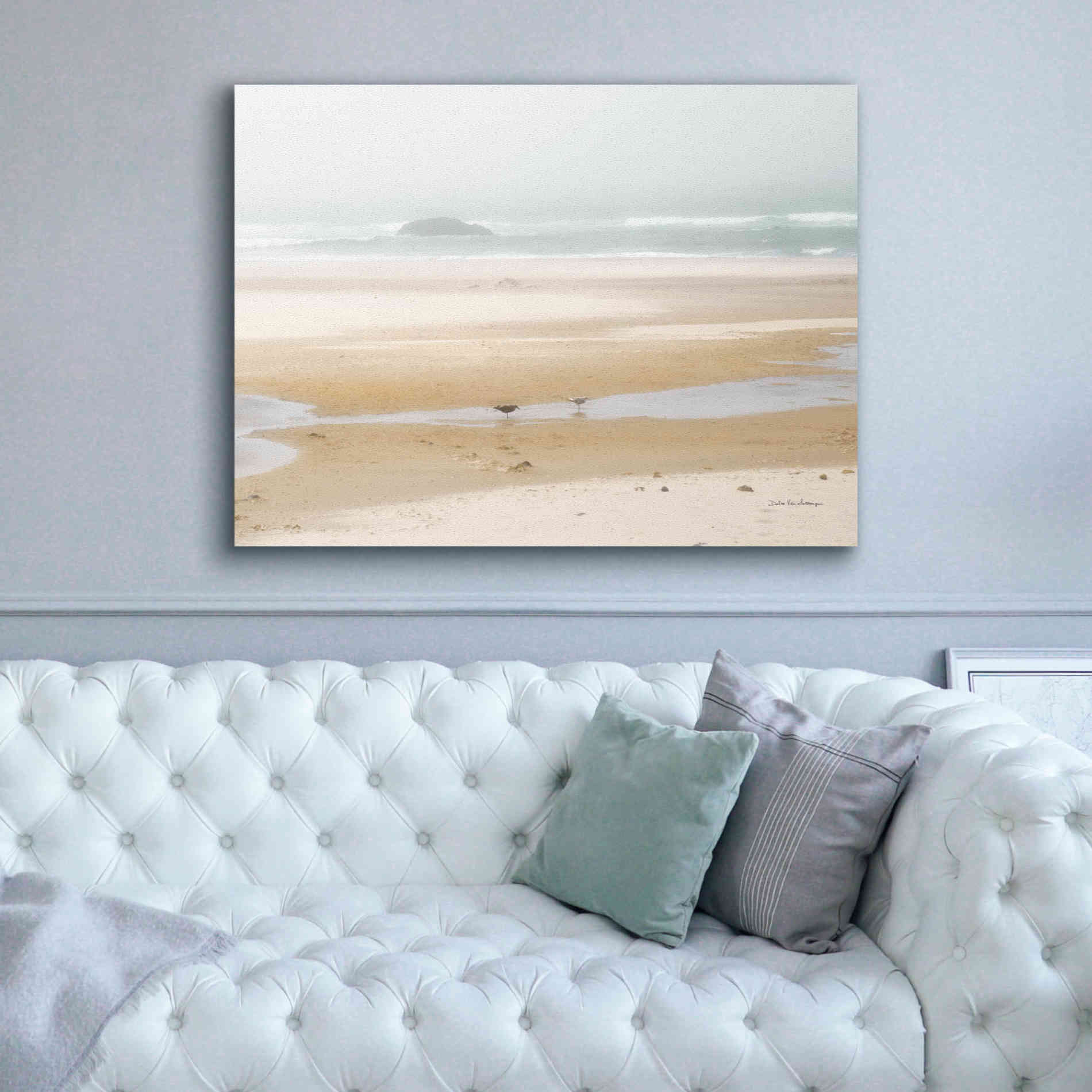 'Cold Beach I' by Debra Van Swearingen, Canvas Wall Art,54 x 40