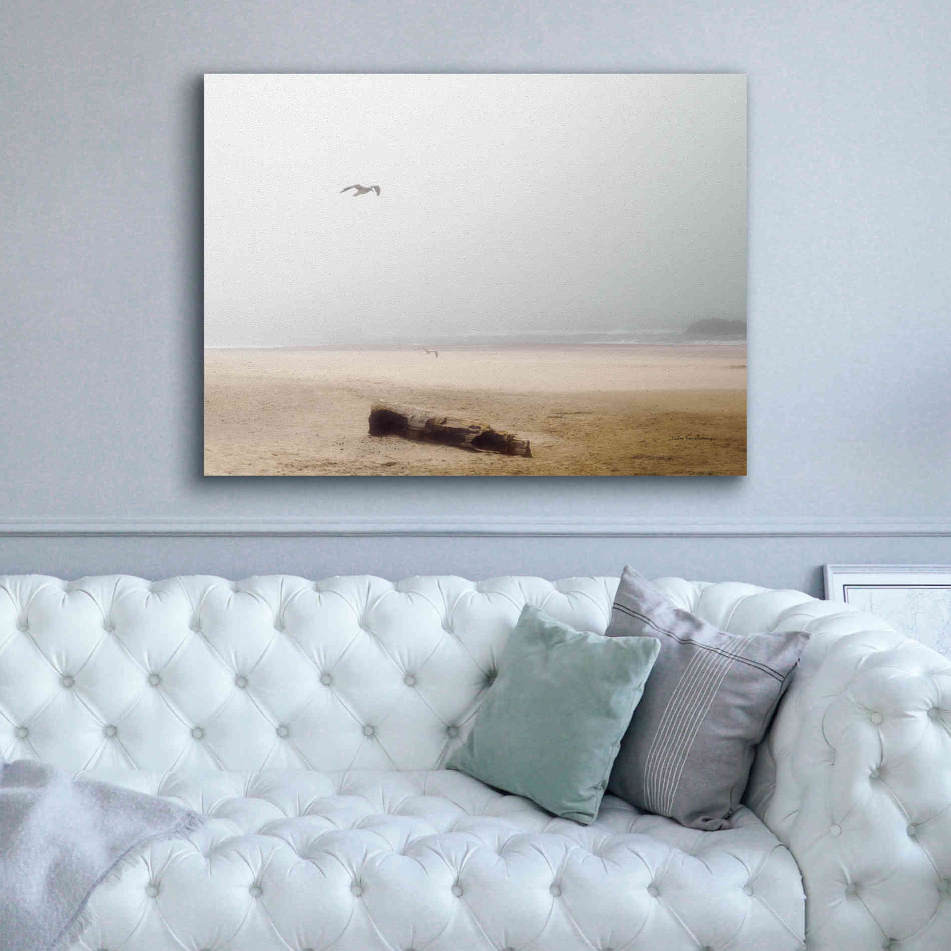'Cold Beach III' by Debra Van Swearingen, Canvas Wall Art,54 x 40