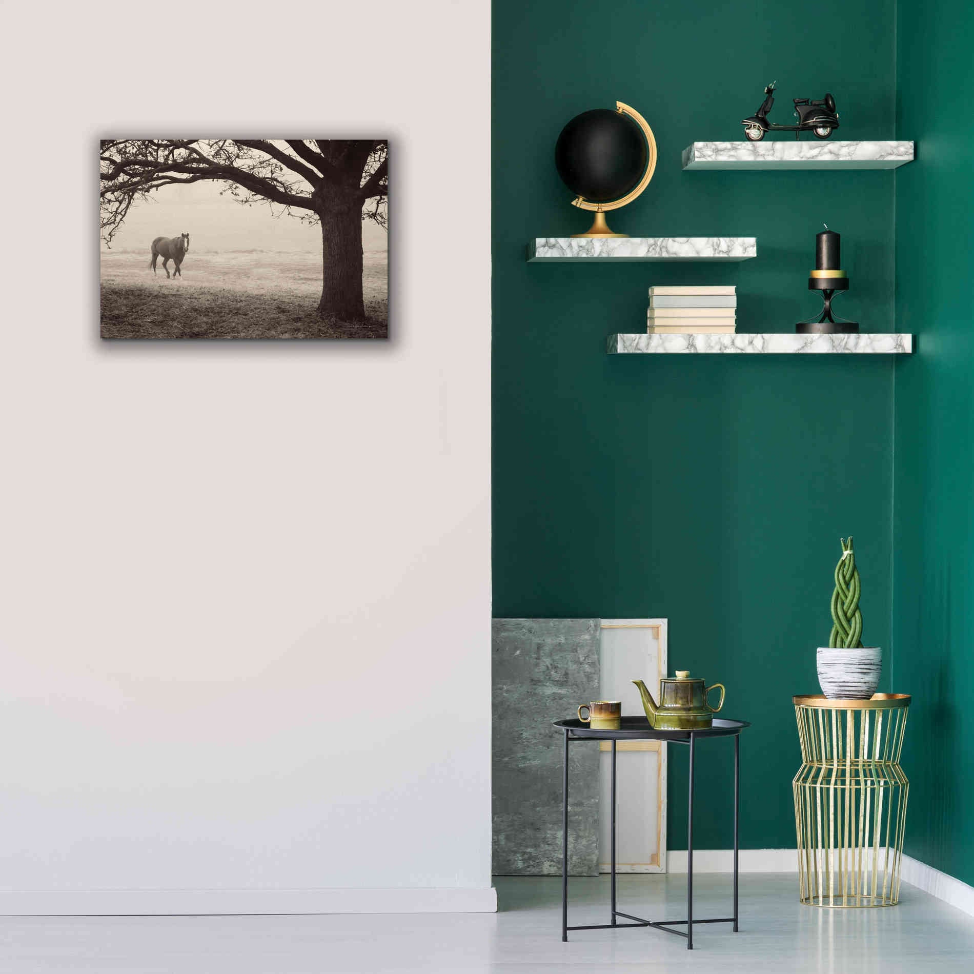 'Hazy Horse I' by Debra Van Swearingen, Canvas Wall Art,26 x 18