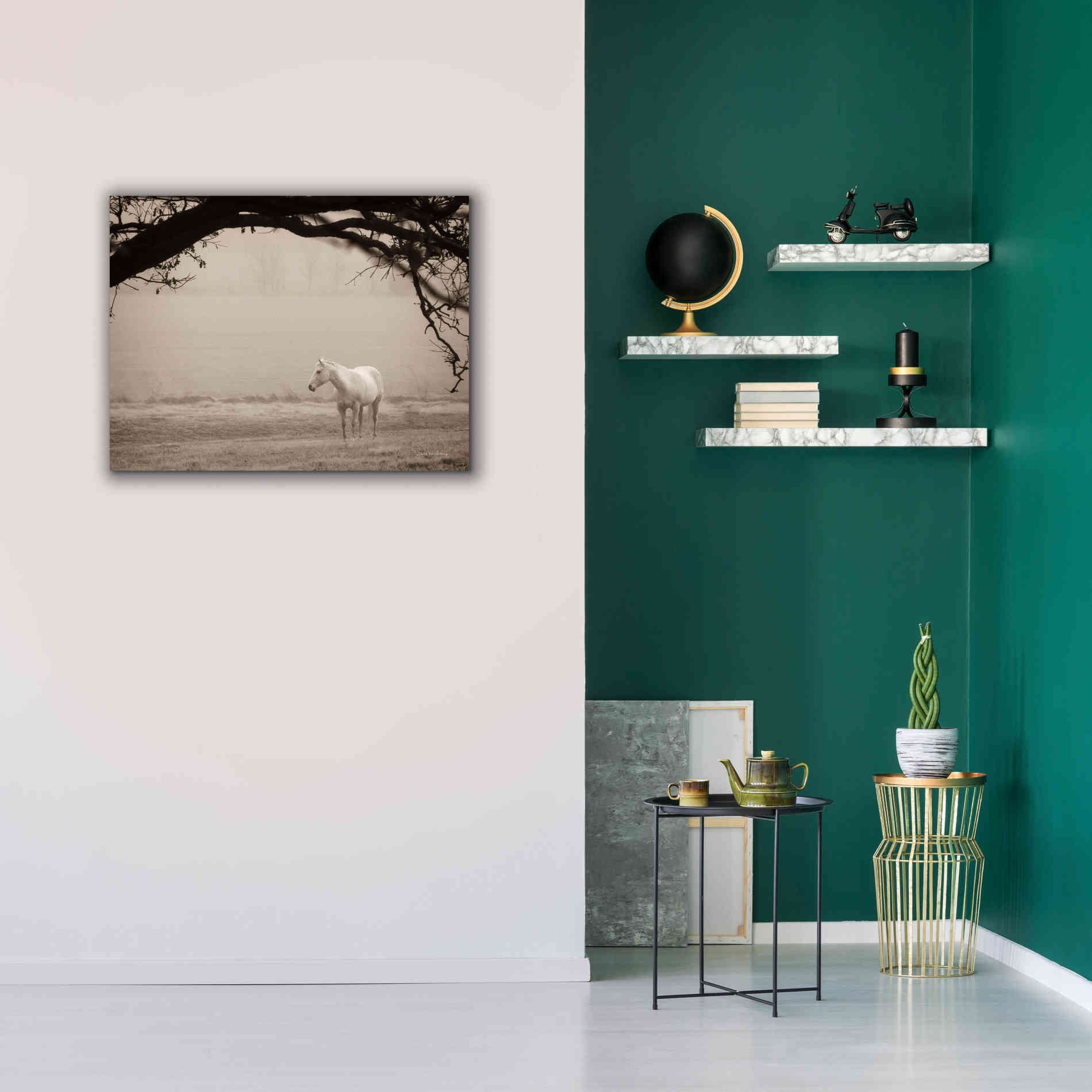 'Hazy Horse II' by Debra Van Swearingen, Canvas Wall Art,34 x 26