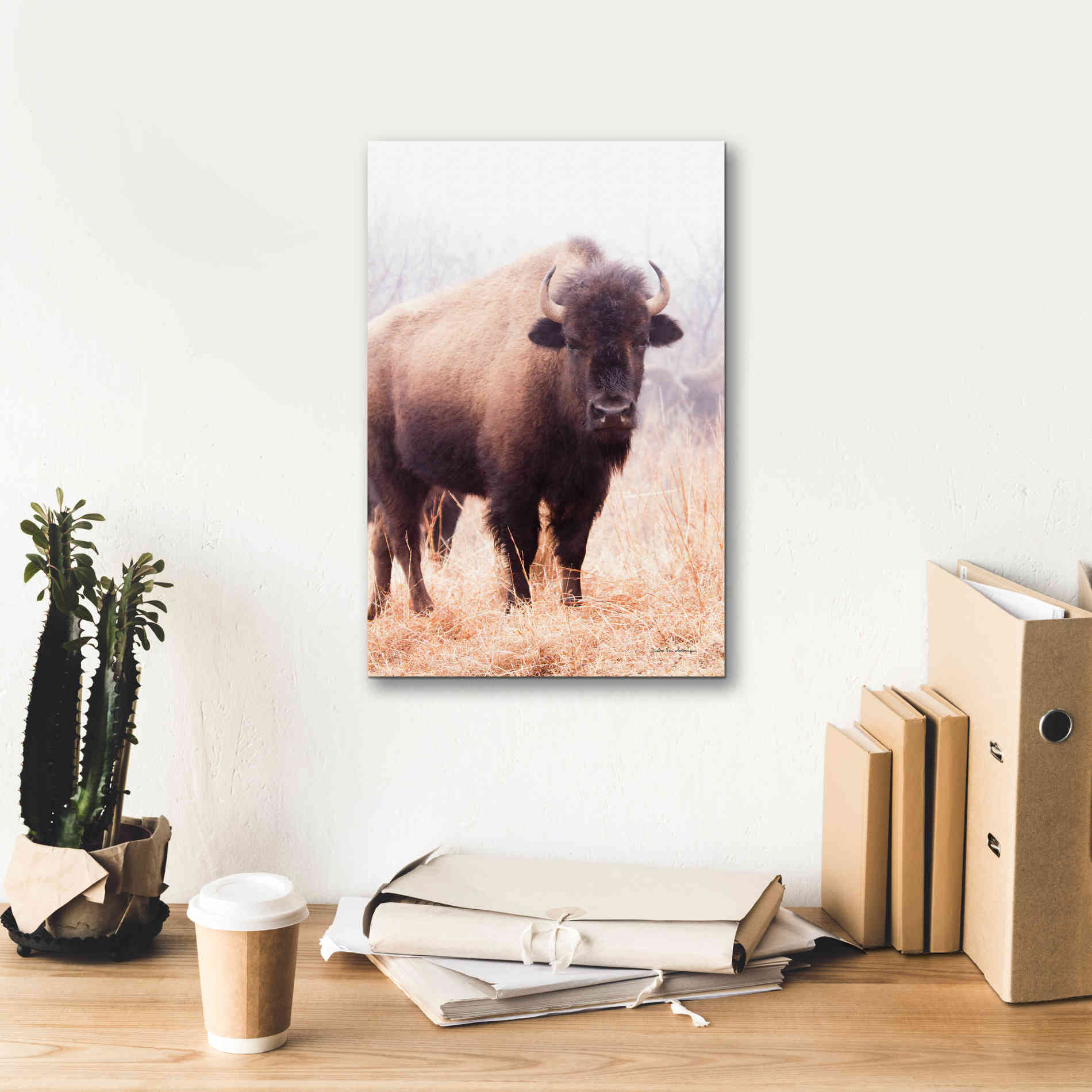'American Bison V' by Debra Van Swearingen, Canvas Wall Art,12 x 18