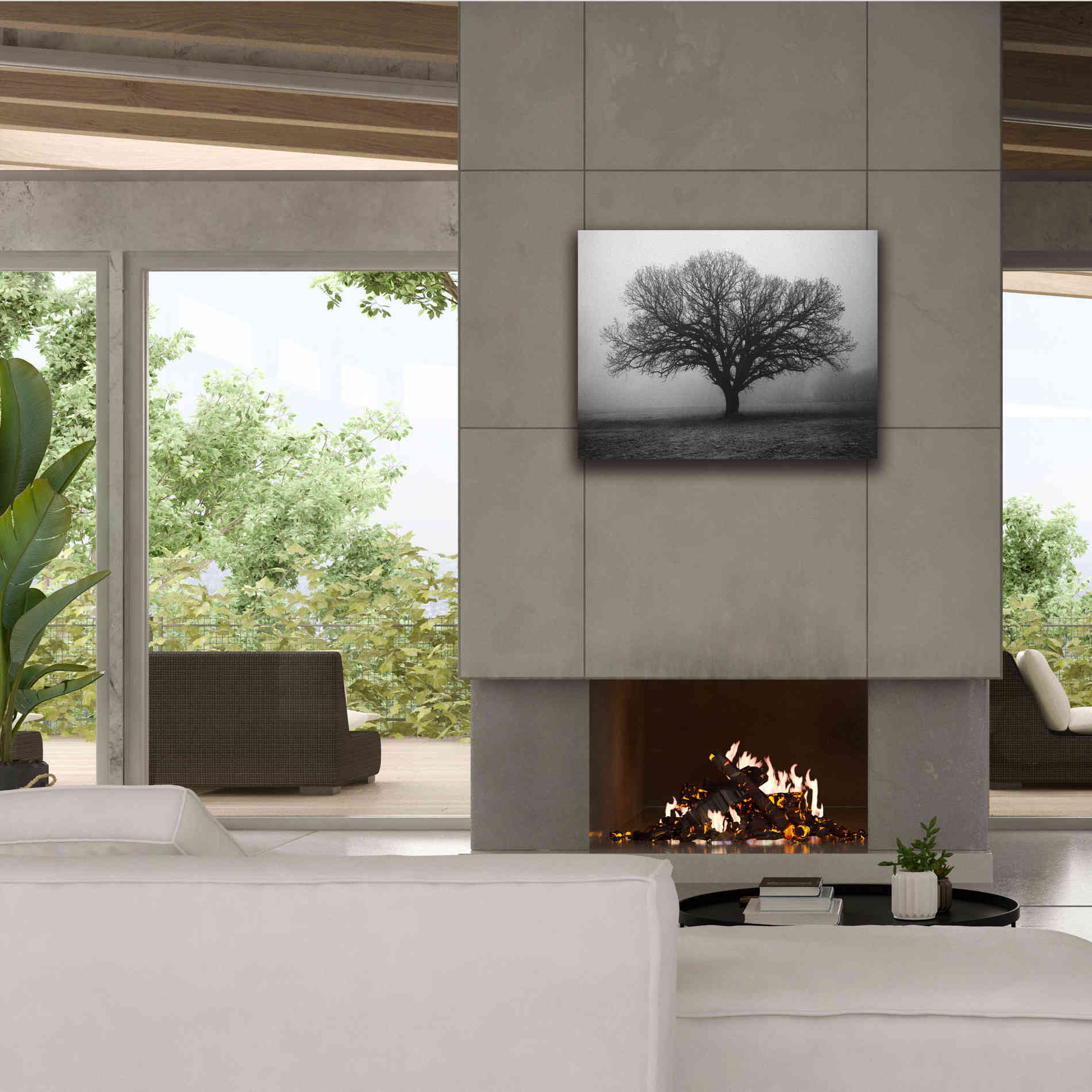 'Evening Mist' by Debra Van Swearingen, Canvas Wall Art,34 x 26