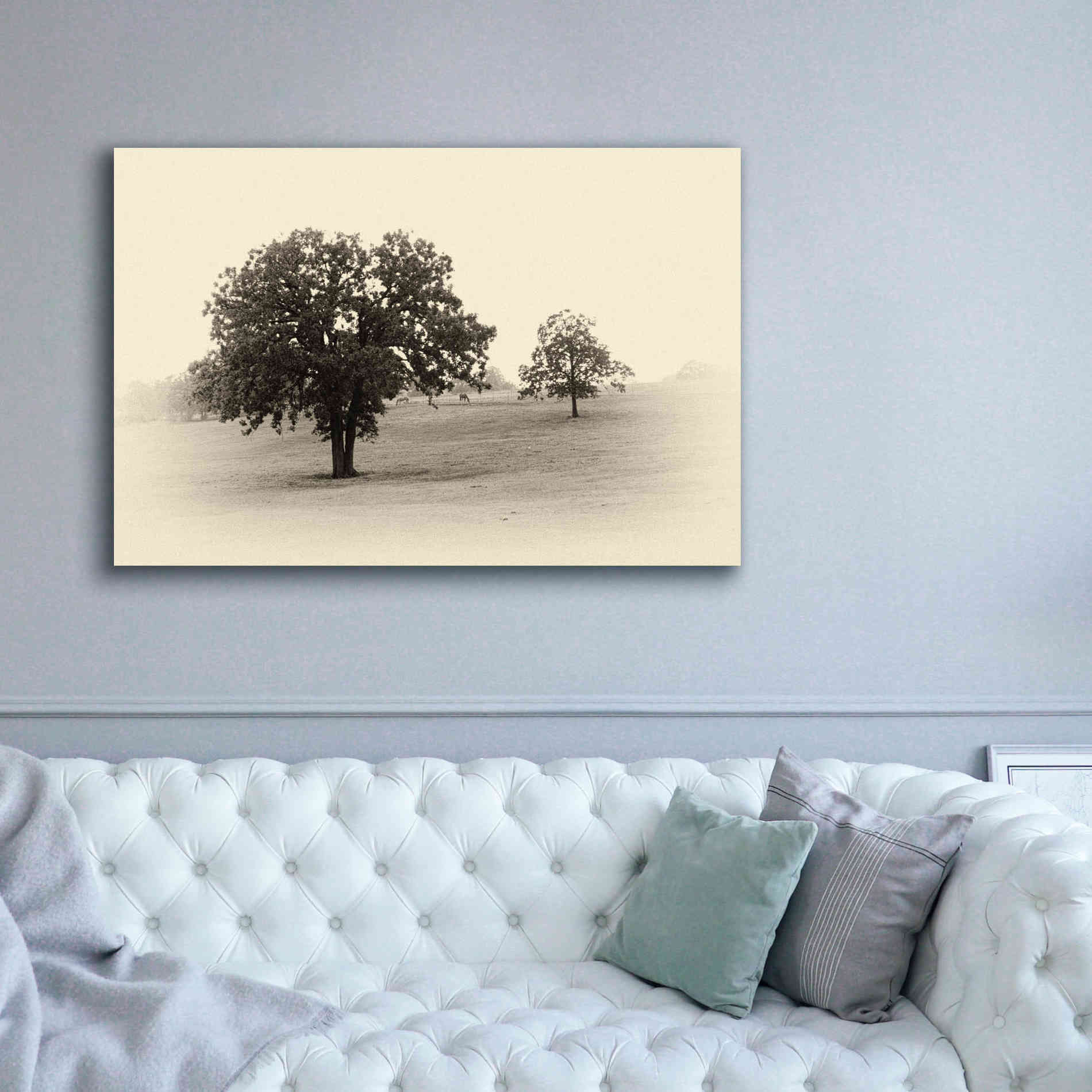 'Horses and Trees II' by Debra Van Swearingen, Canvas Wall Art,60 x 40