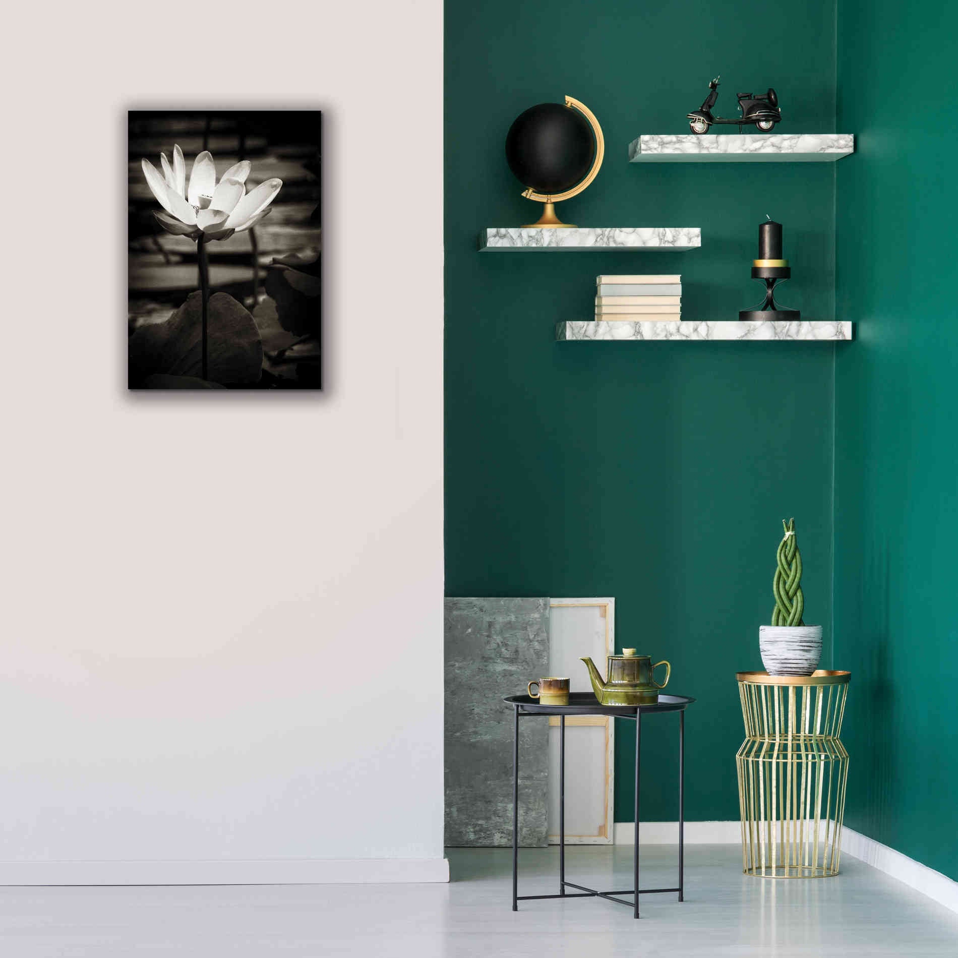 'Lotus Flower VIII' by Debra Van Swearingen, Canvas Wall Art,18 x 26